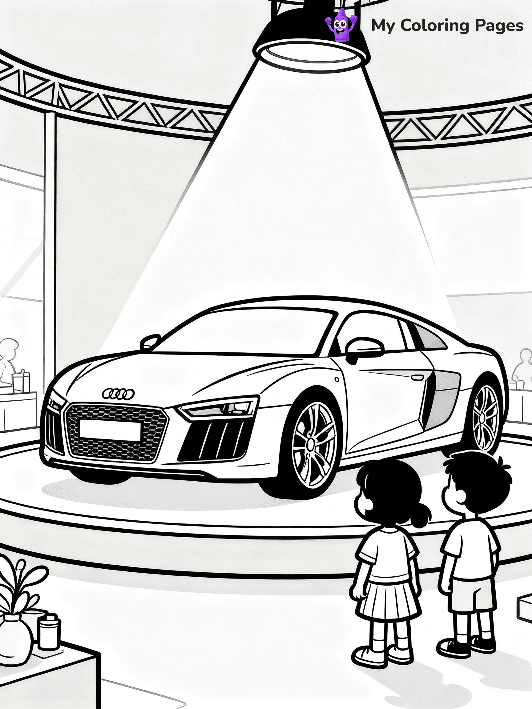 Audi Coloring Pages - 14