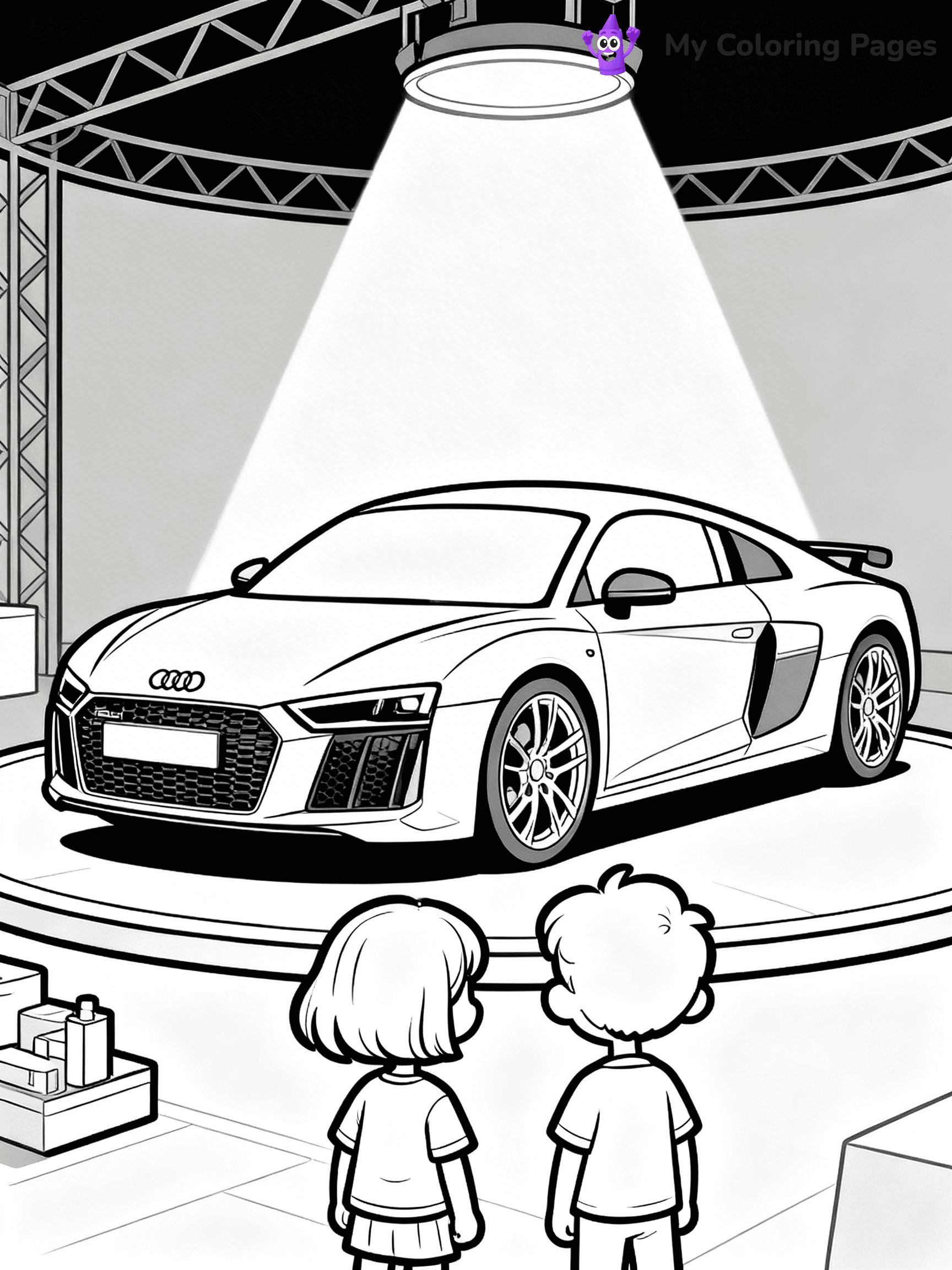 Audi Coloring Pages - 13