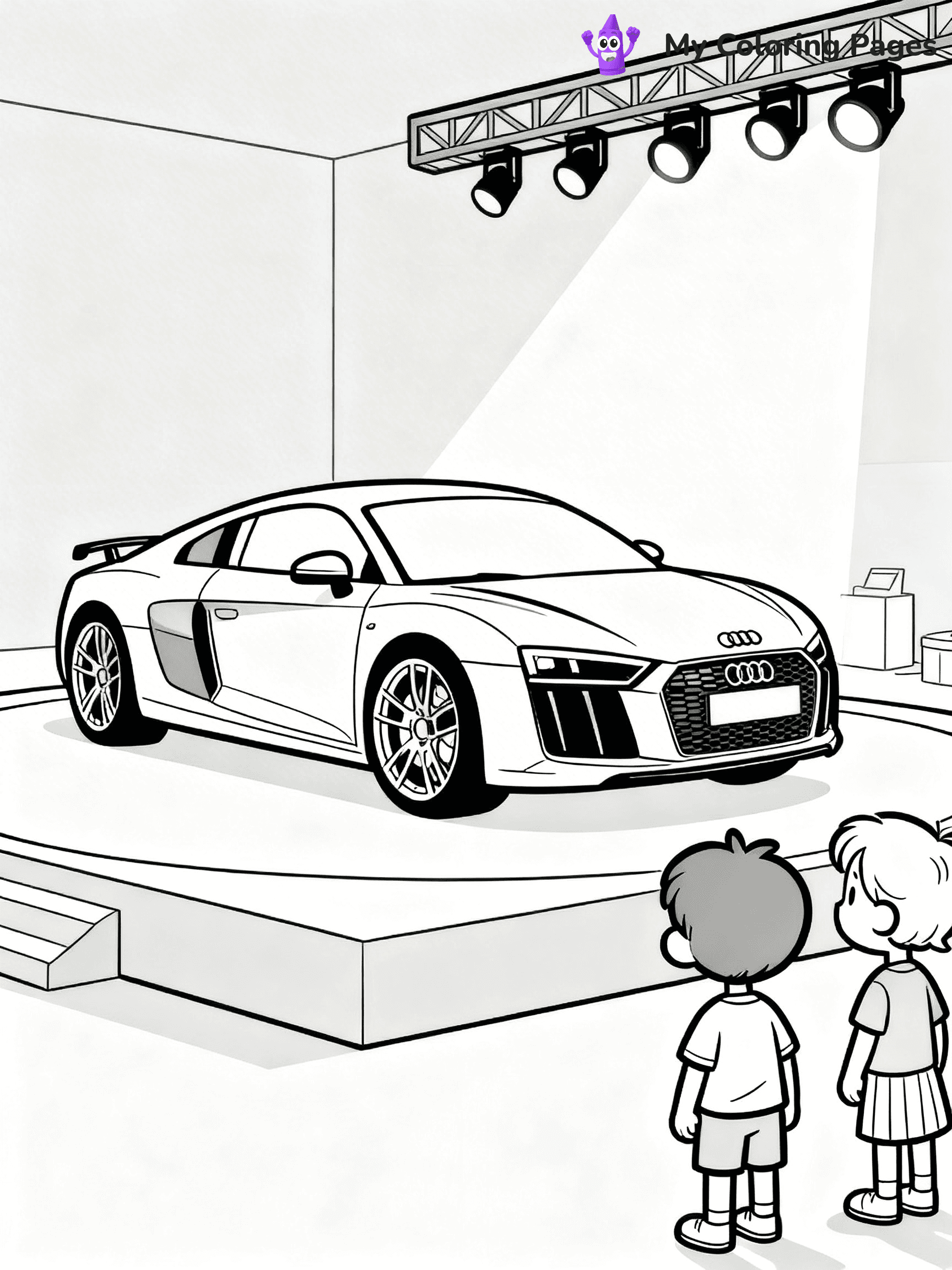 Audi Coloring Pages - 12