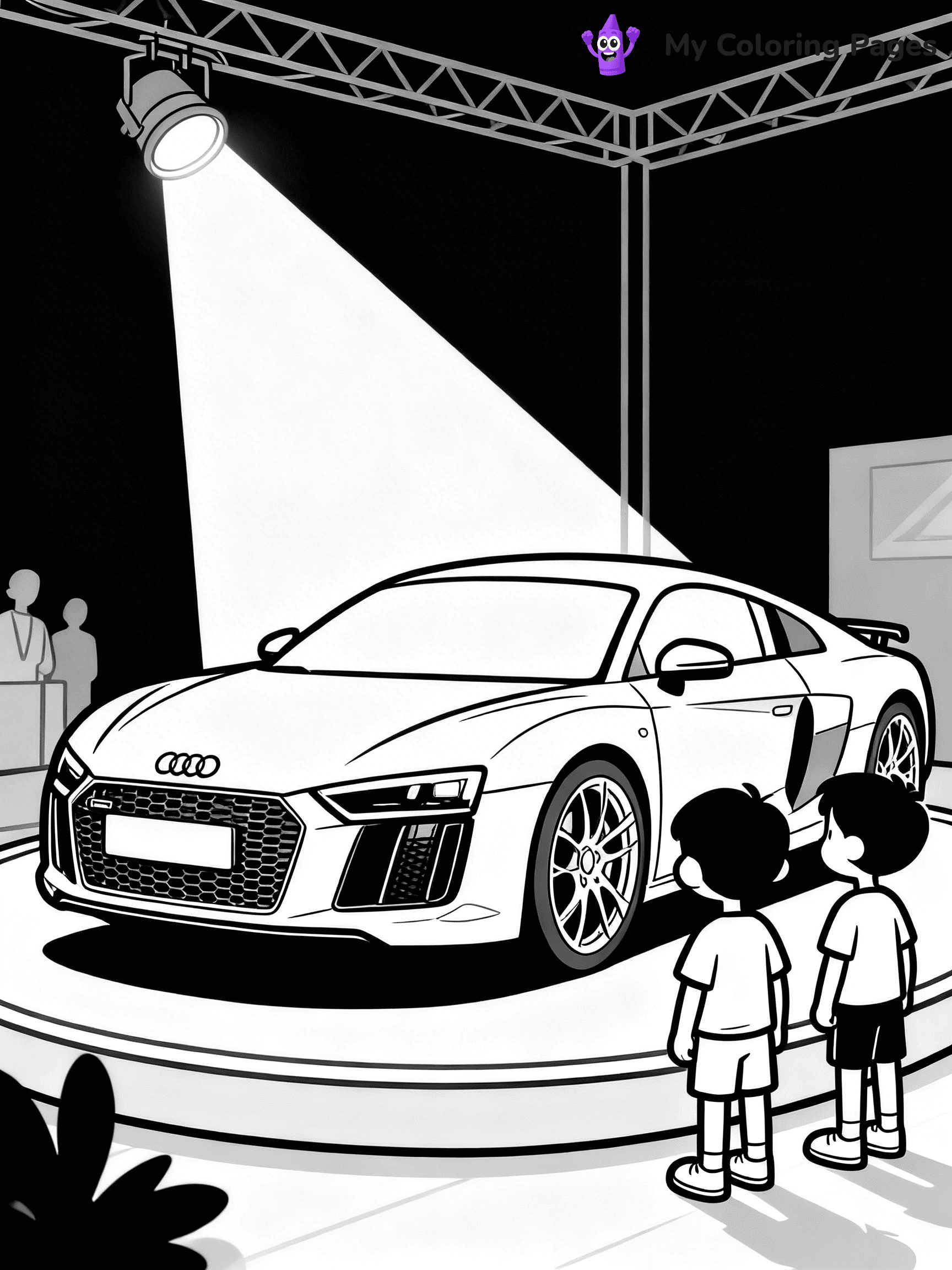 Audi Coloring Pages - 11