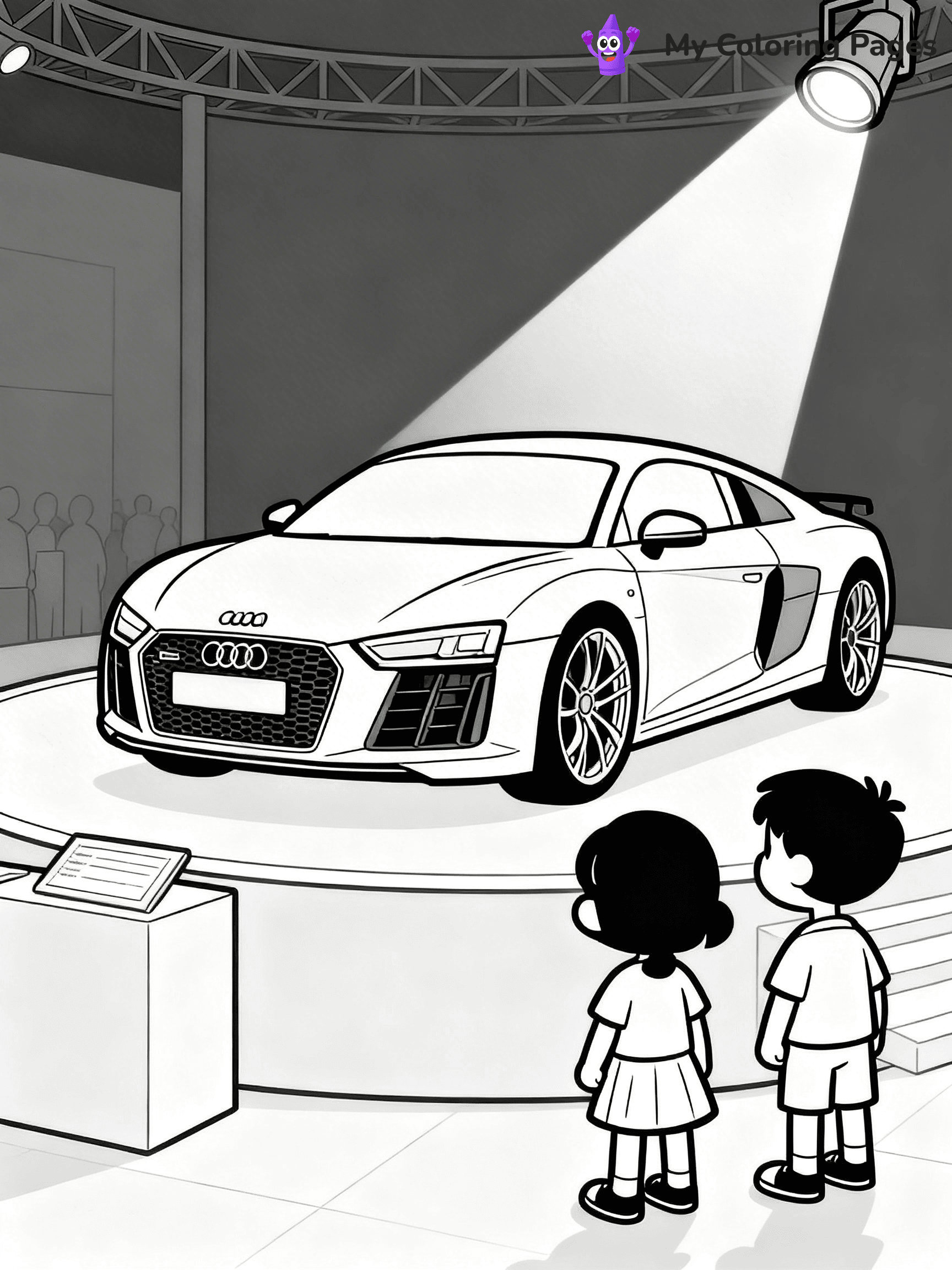 Audi Coloring Pages - 10