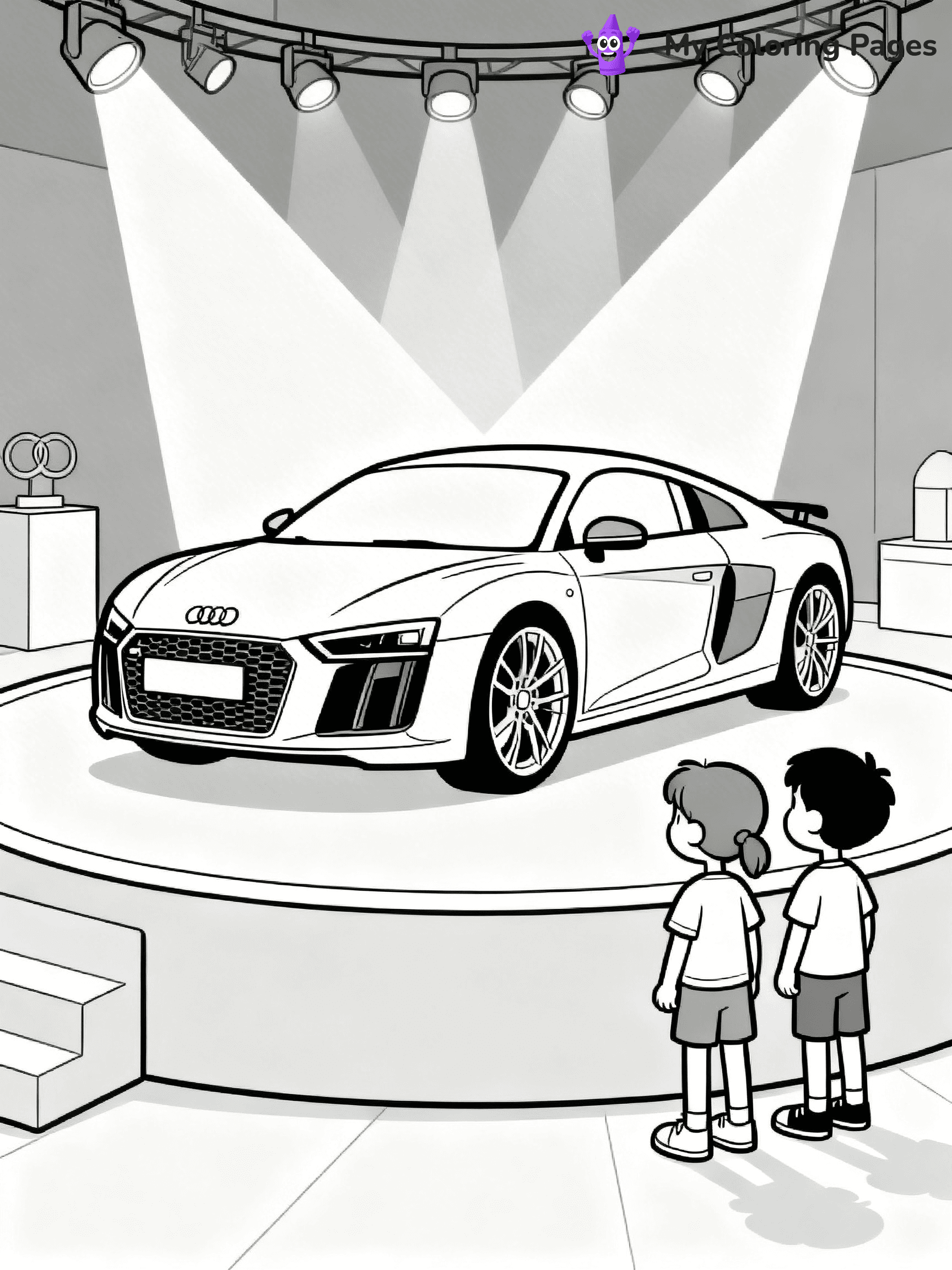 Audi Coloring Pages - 9