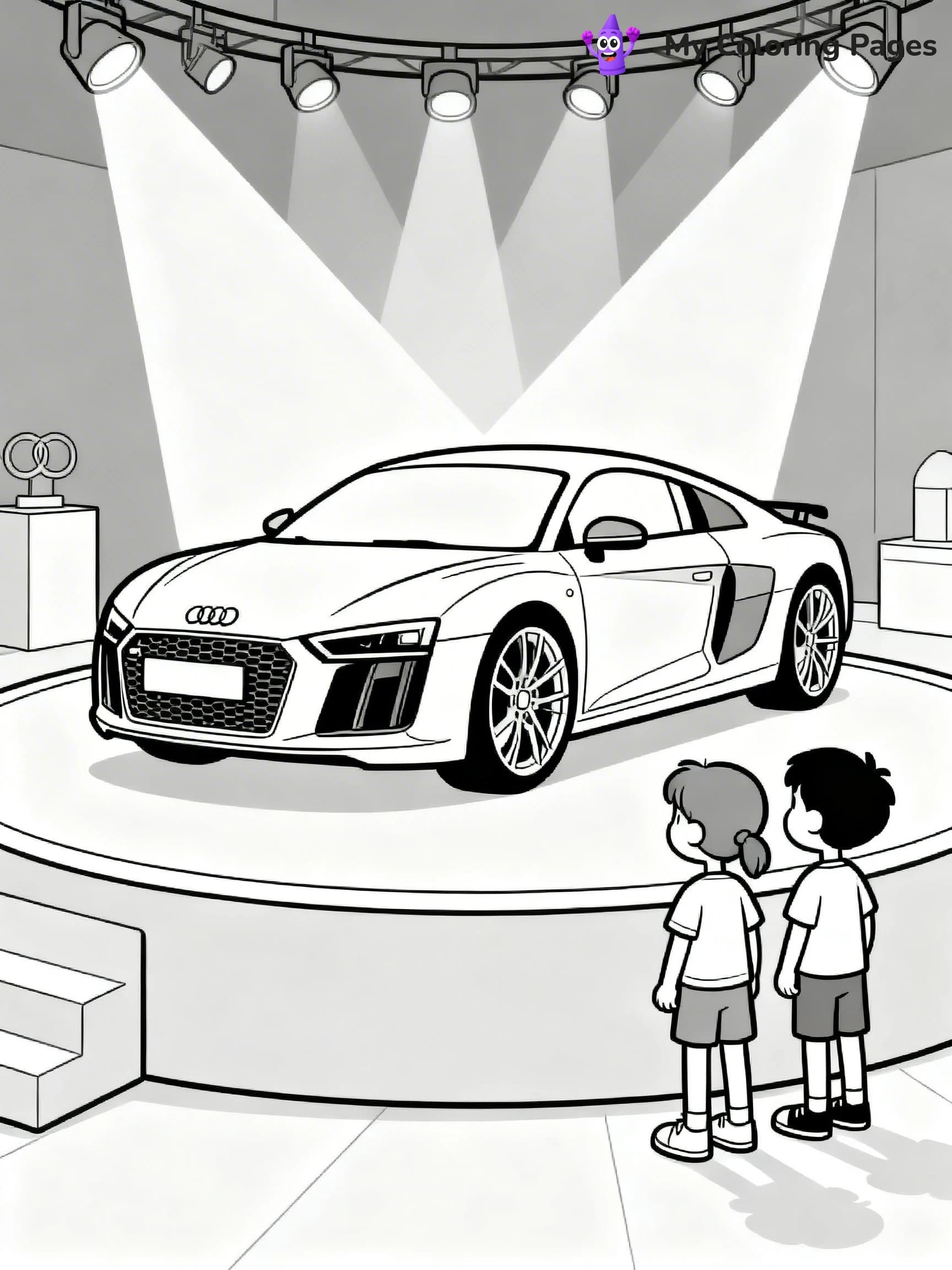 Audi Coloring Pages - 9
