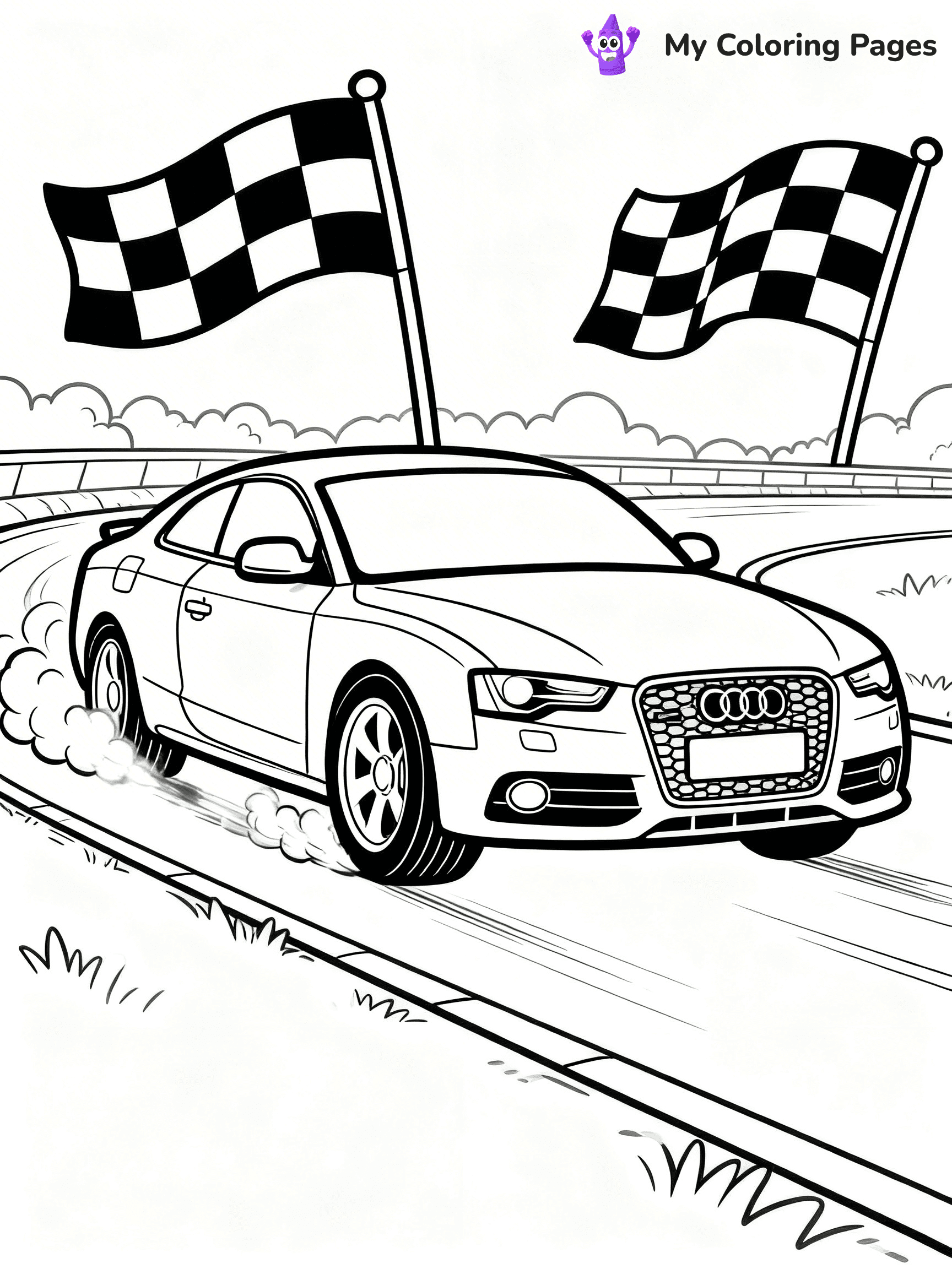 Audi Coloring Pages - 8