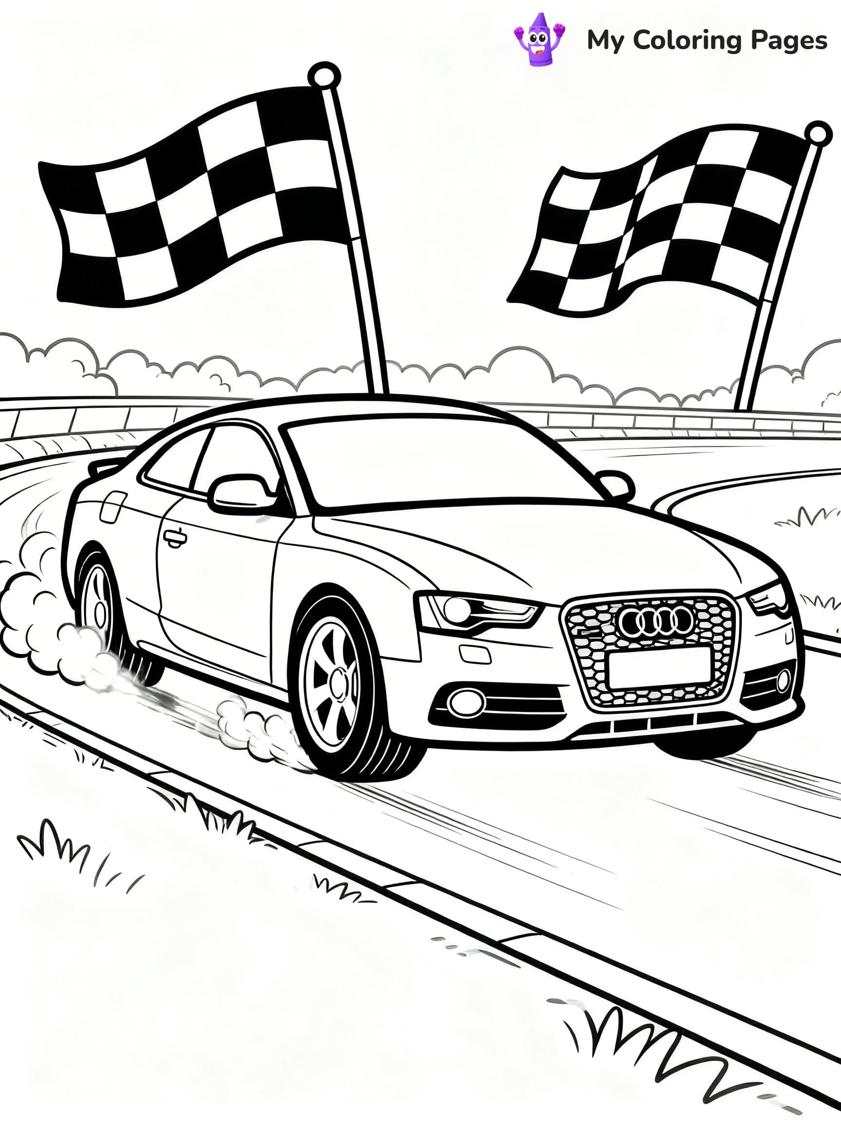 Audi Coloring Pages - 8