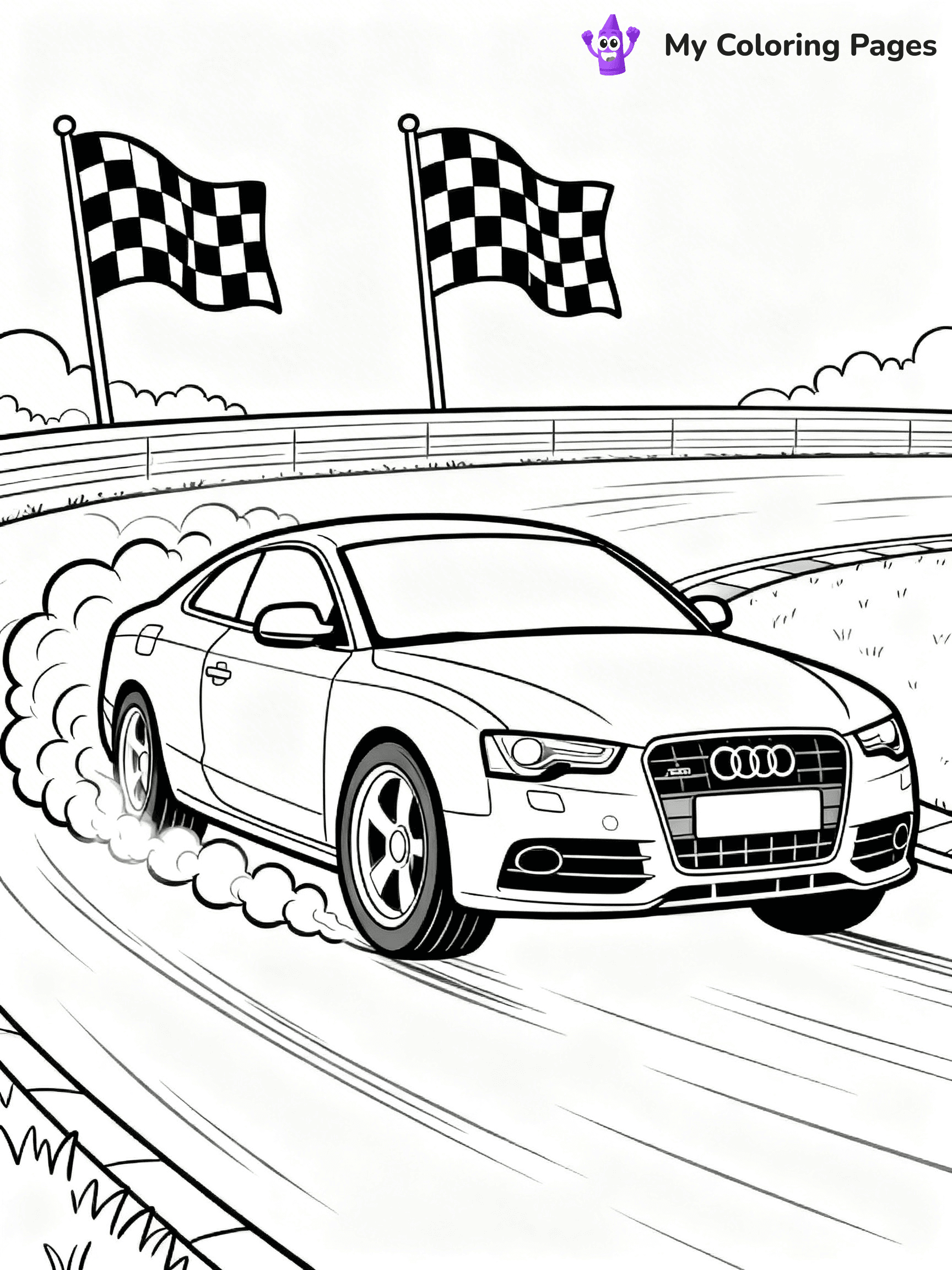 Audi Coloring Pages - 7