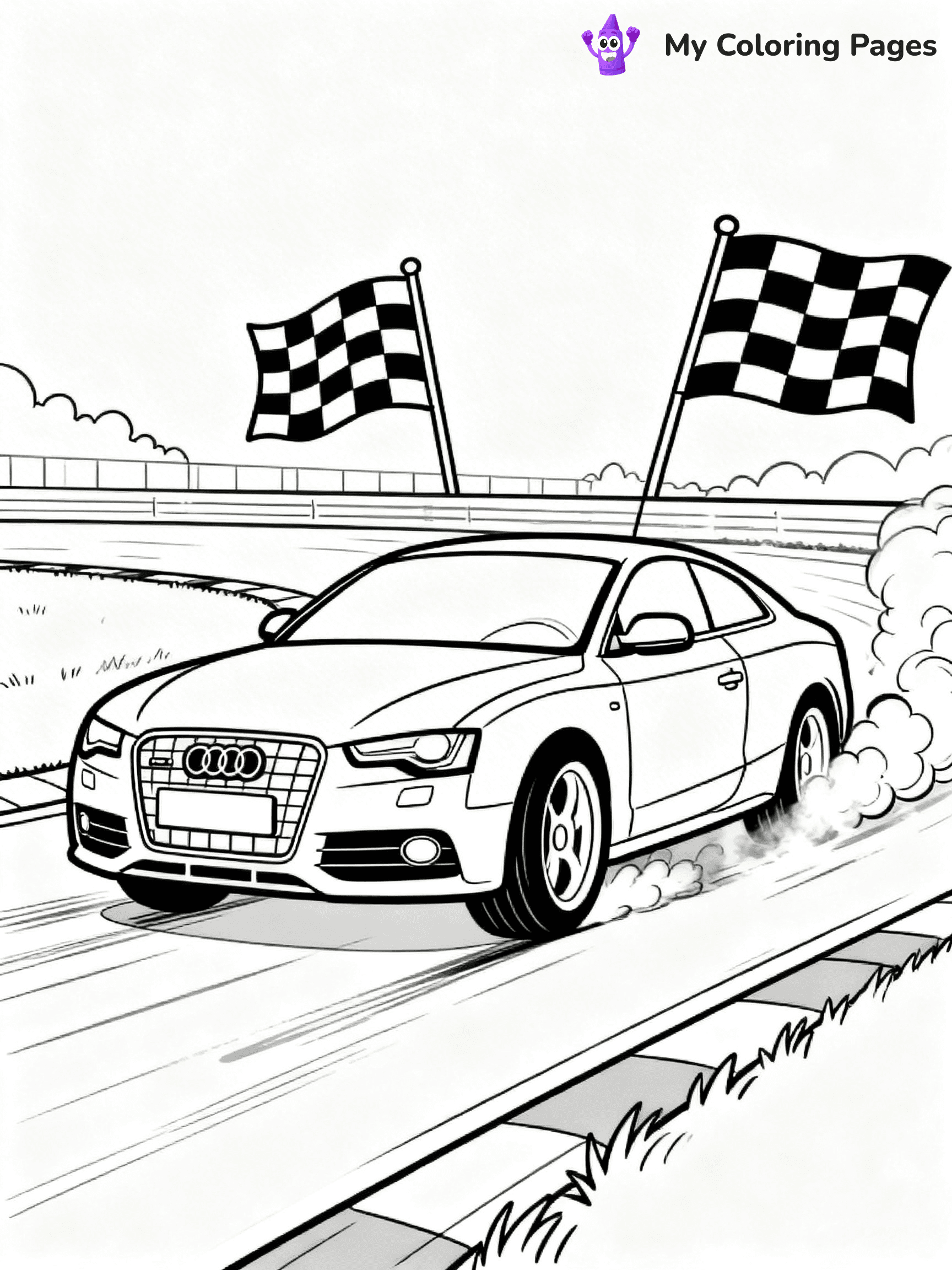 Audi Coloring Pages - 6