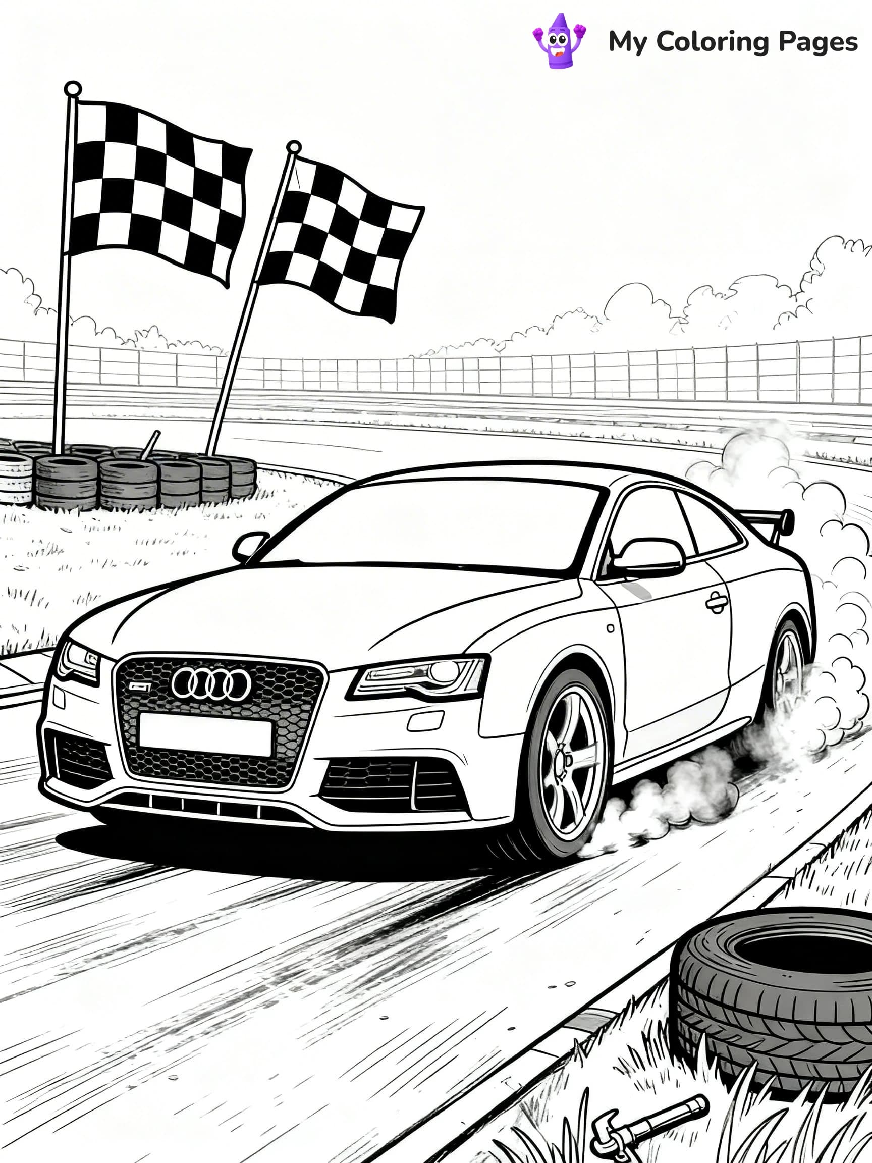 Audi Coloring Pages - 5