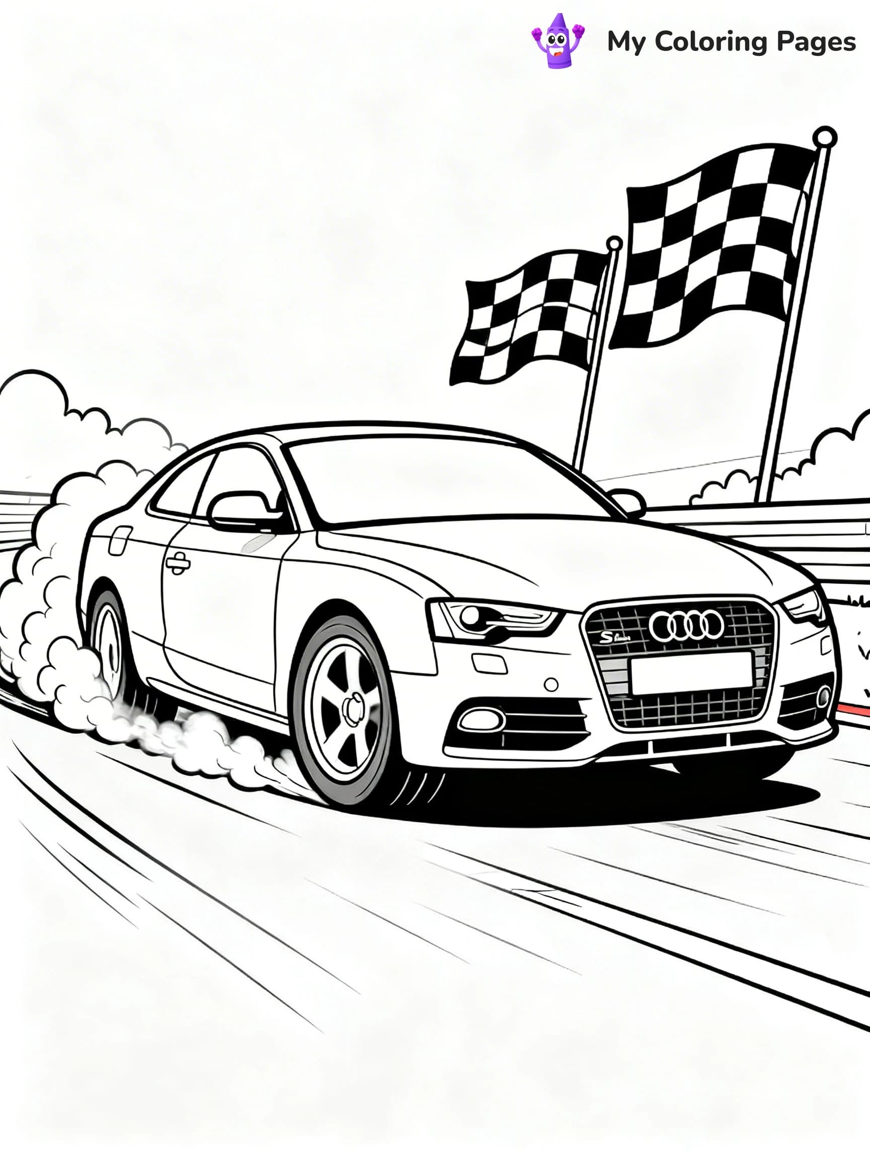 Audi Coloring Pages - 4