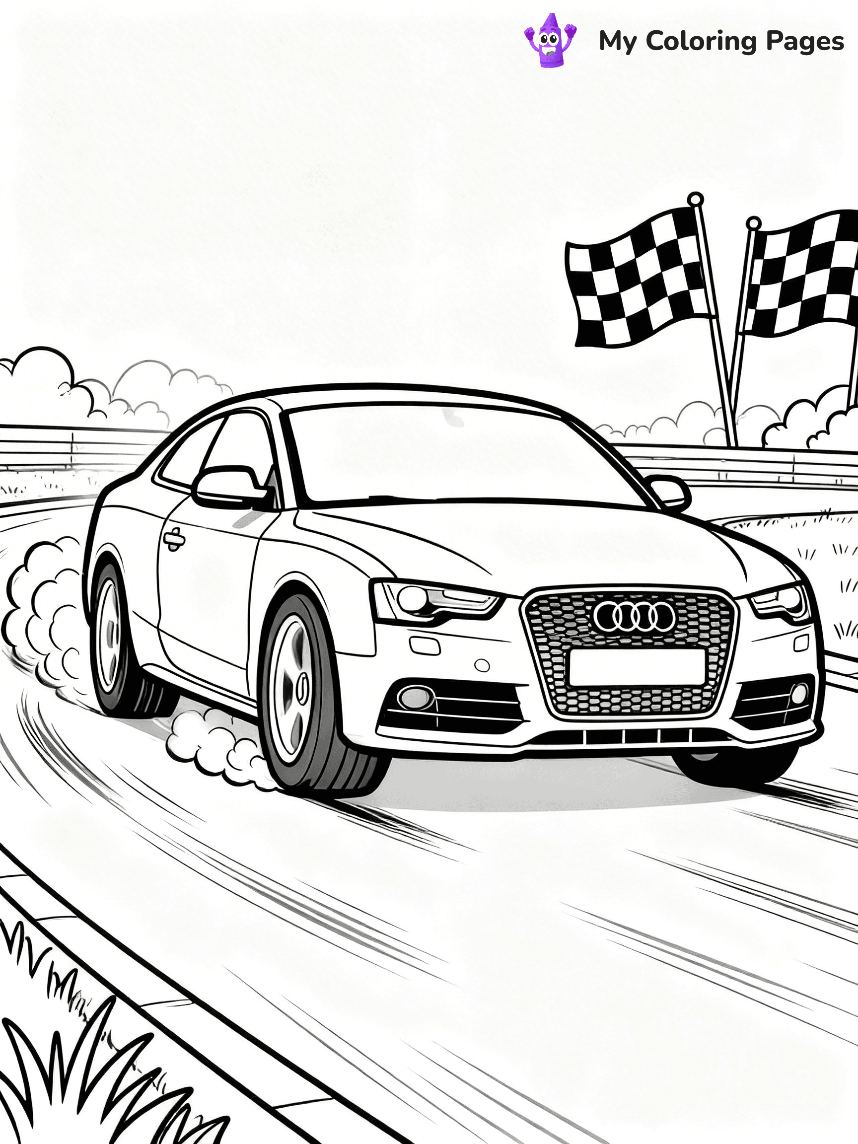 Audi Coloring Pages - 3