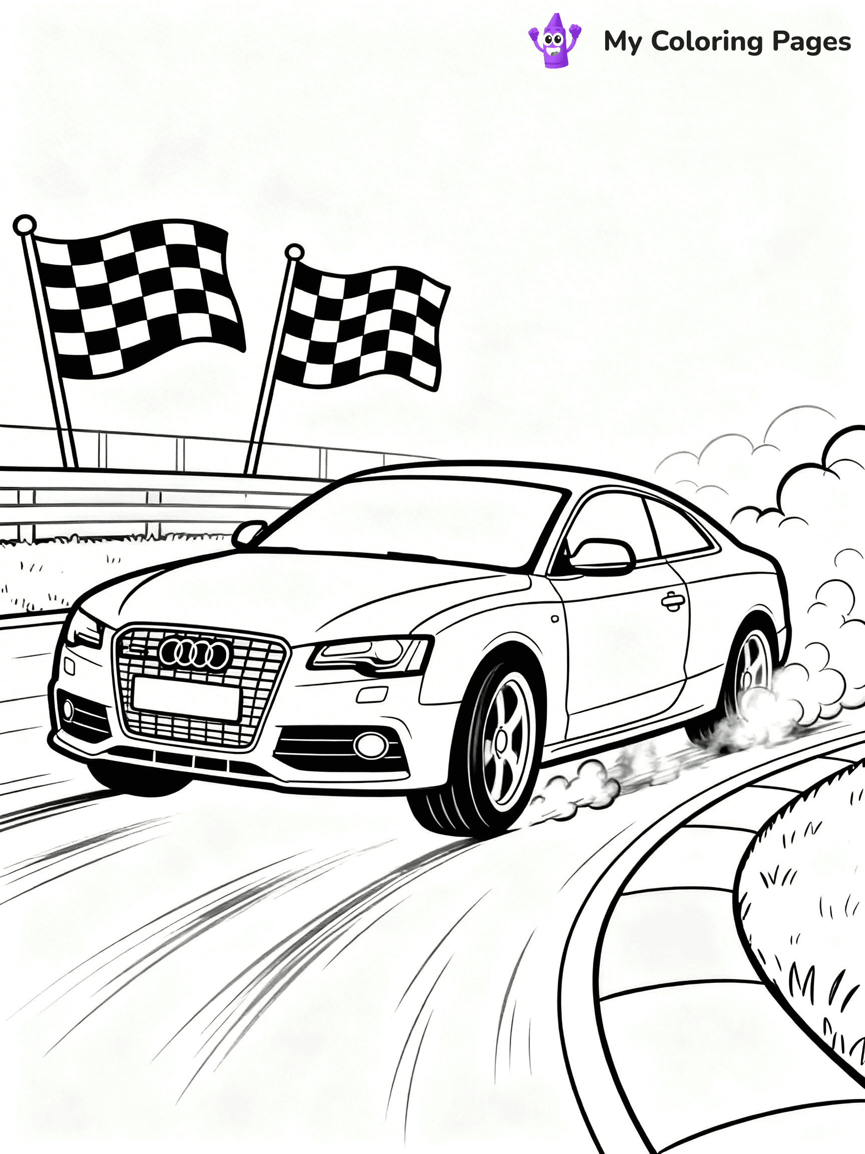 Audi Coloring Pages - 2