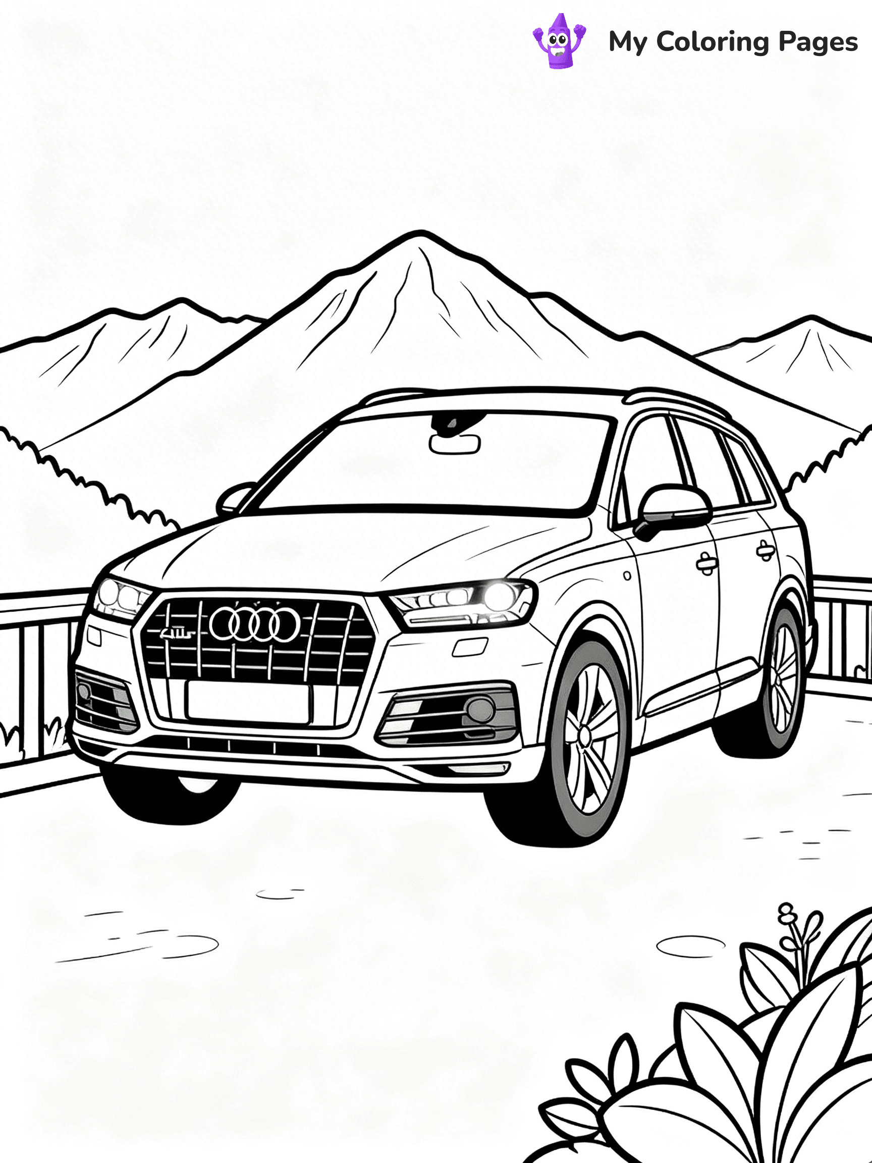 Audi Coloring Pages - 1