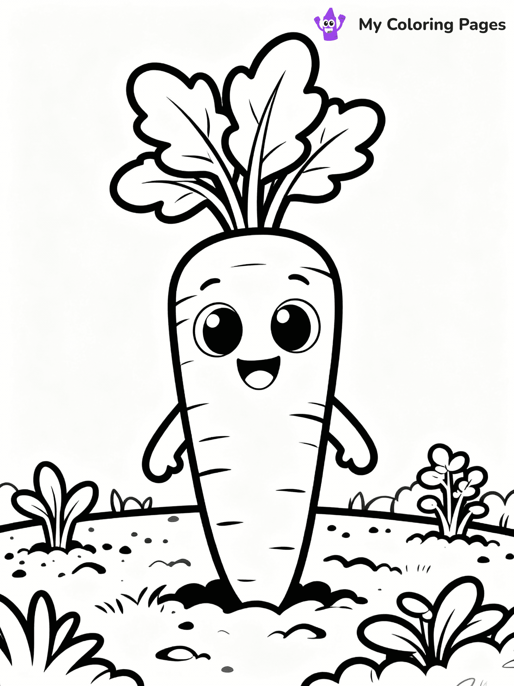 Vegetable Coloring Pages - 33