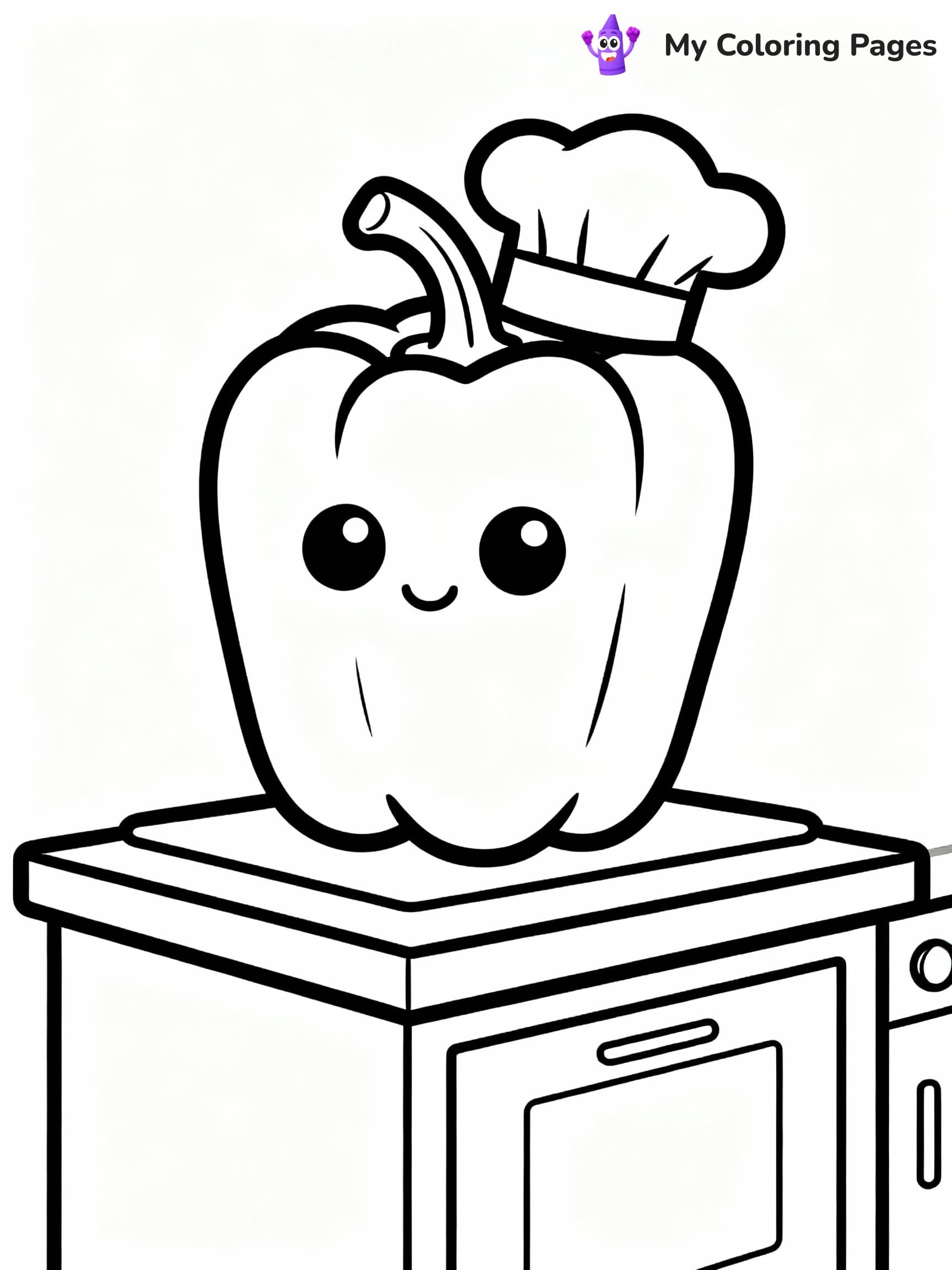 Vegetable Coloring Pages - 21