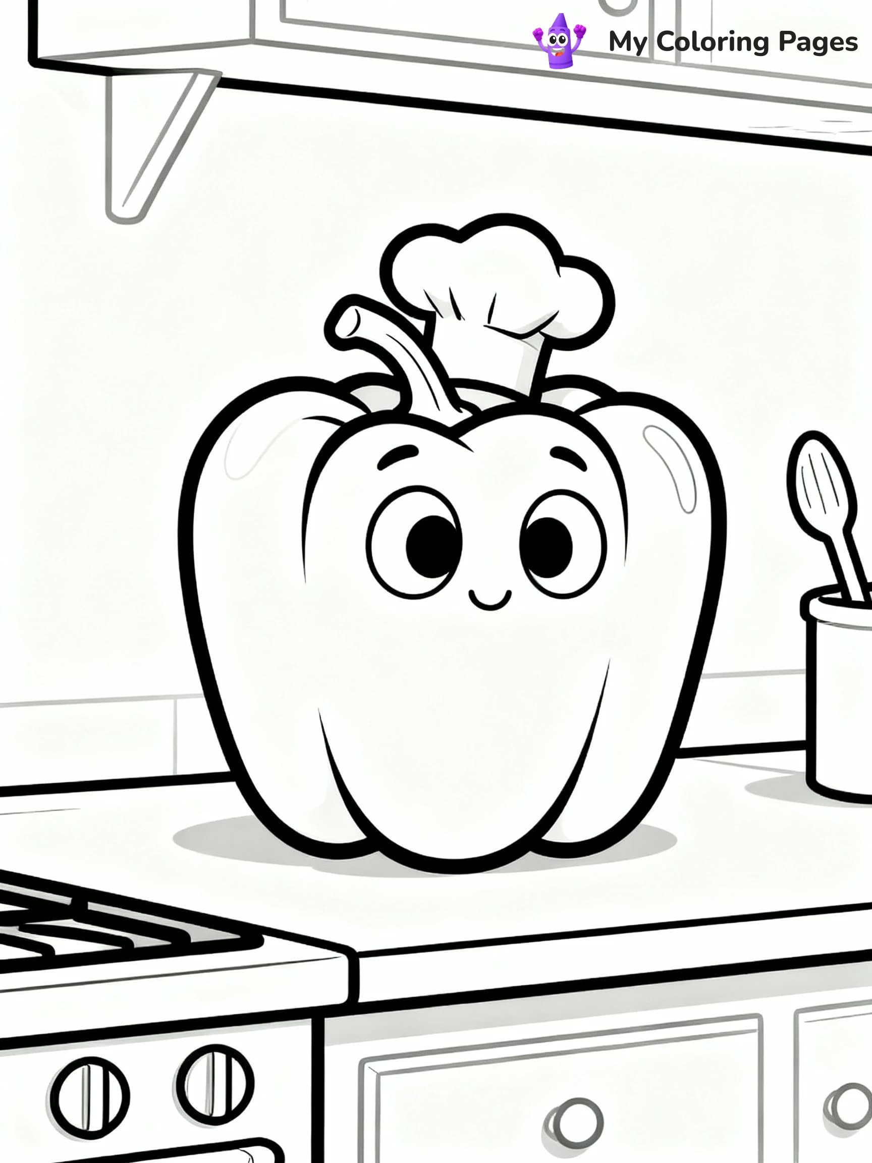 Vegetable Coloring Pages - 18