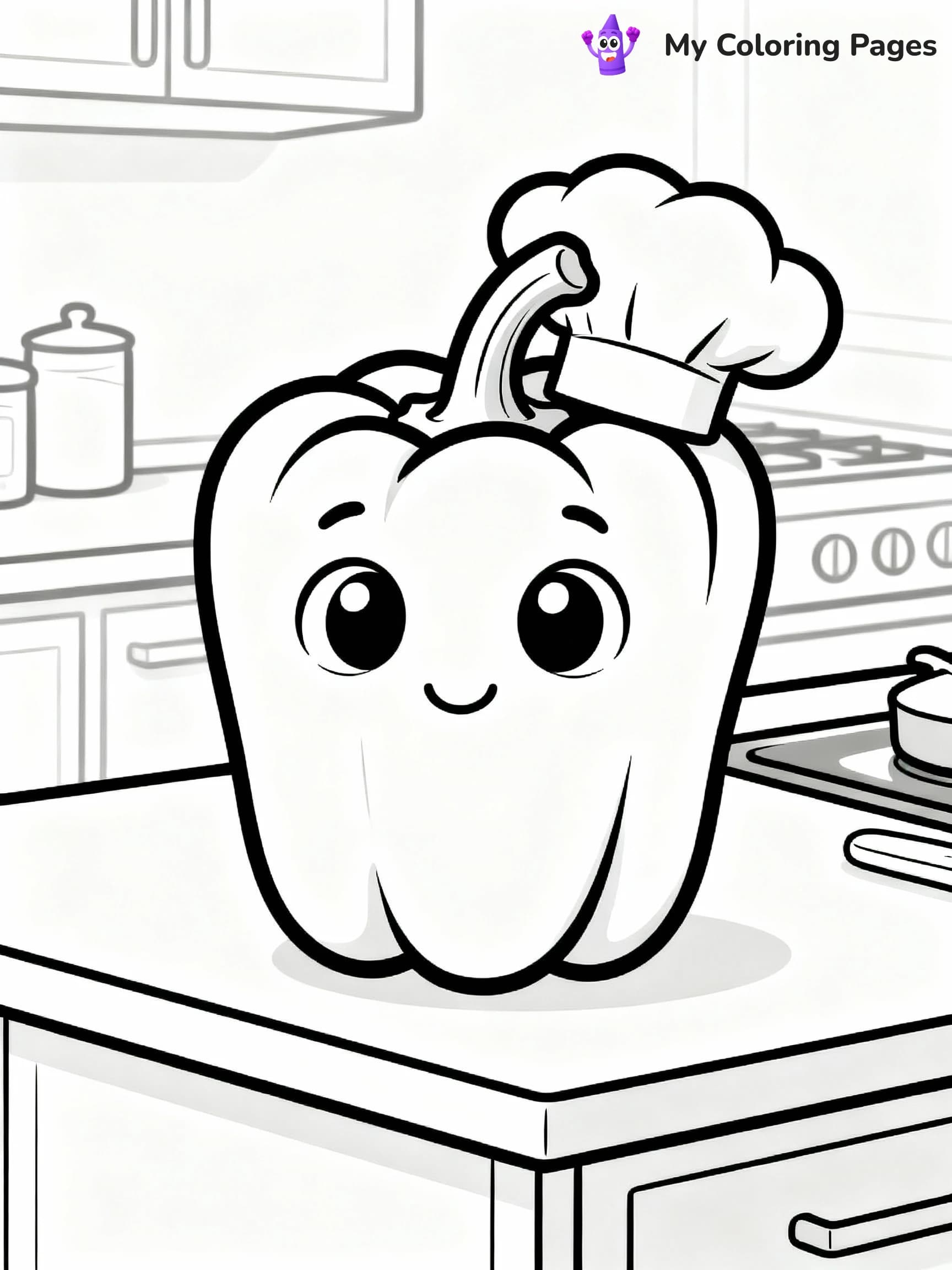 Vegetable Coloring Pages - 16