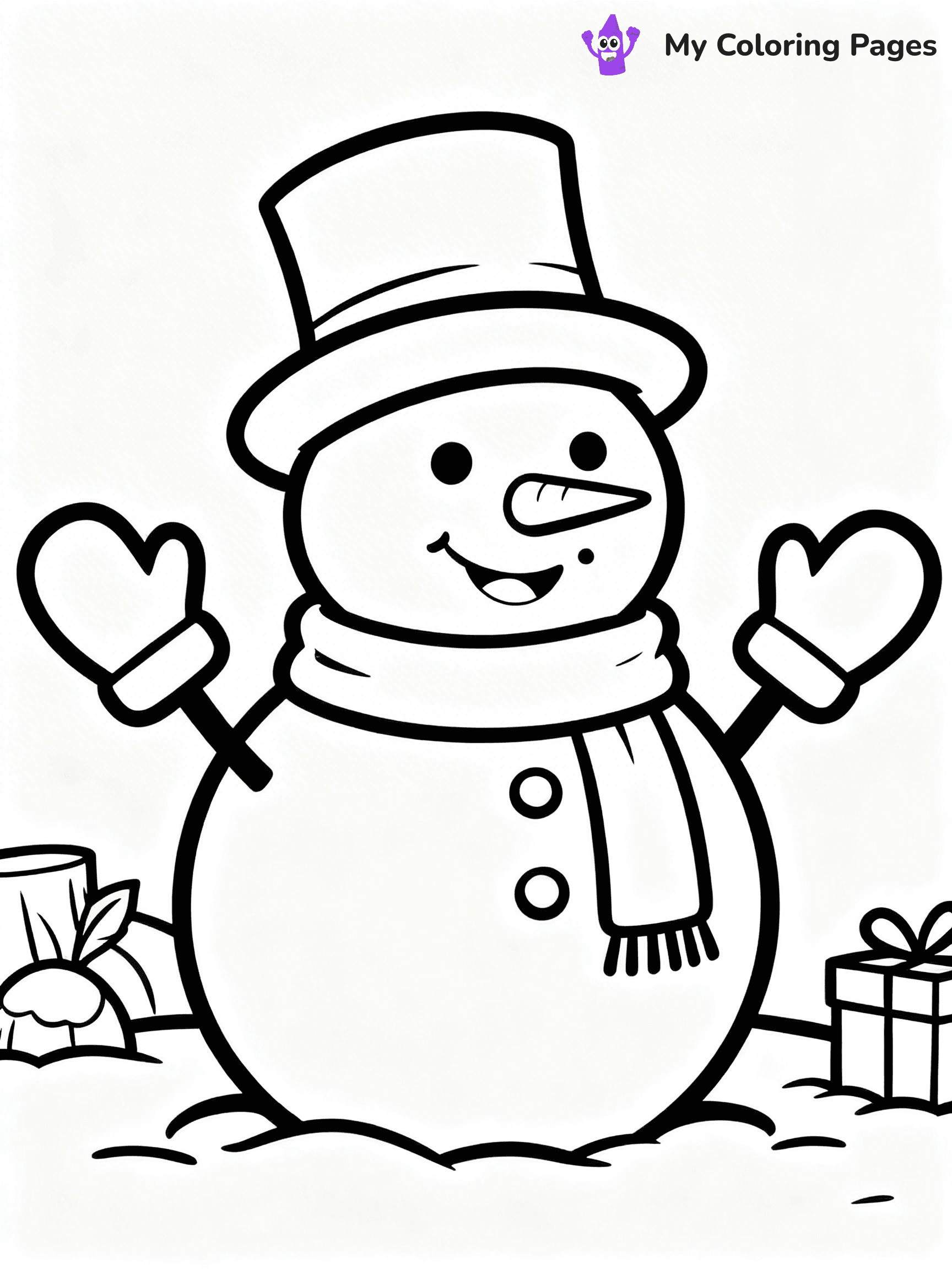 January Coloring Pages - 8