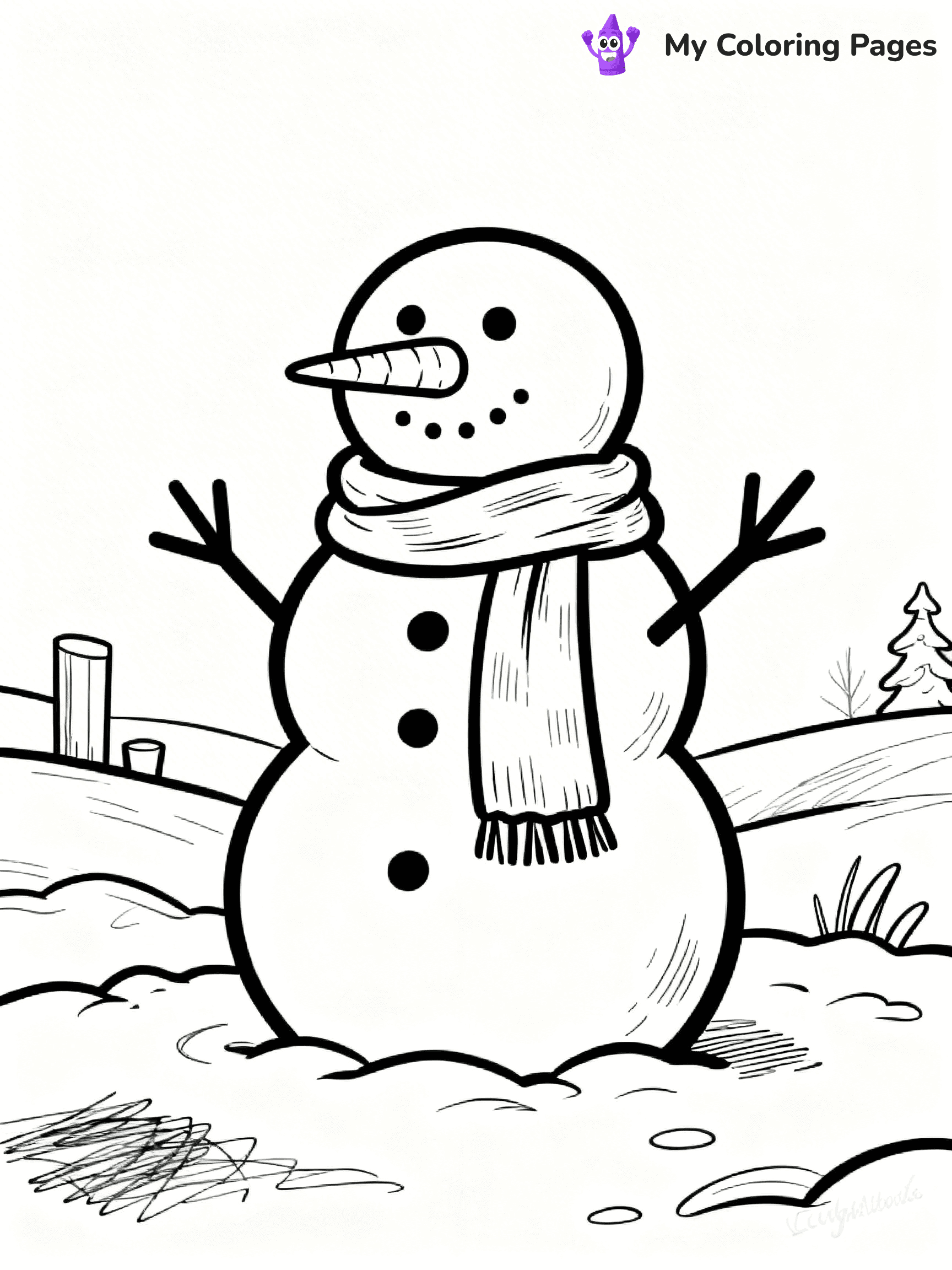 January Coloring Pages - 4