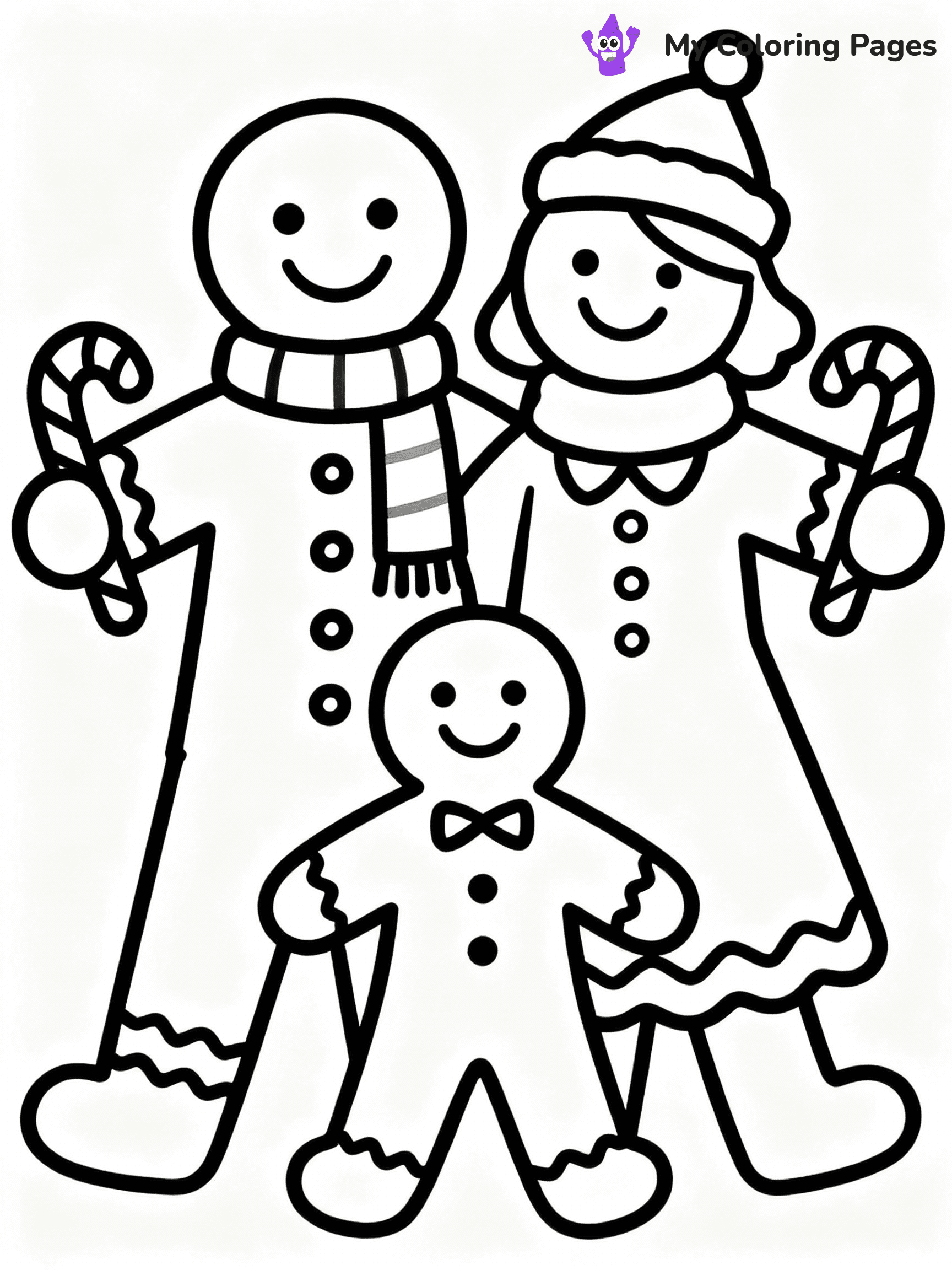 Gingerbread Coloring Pages - 51