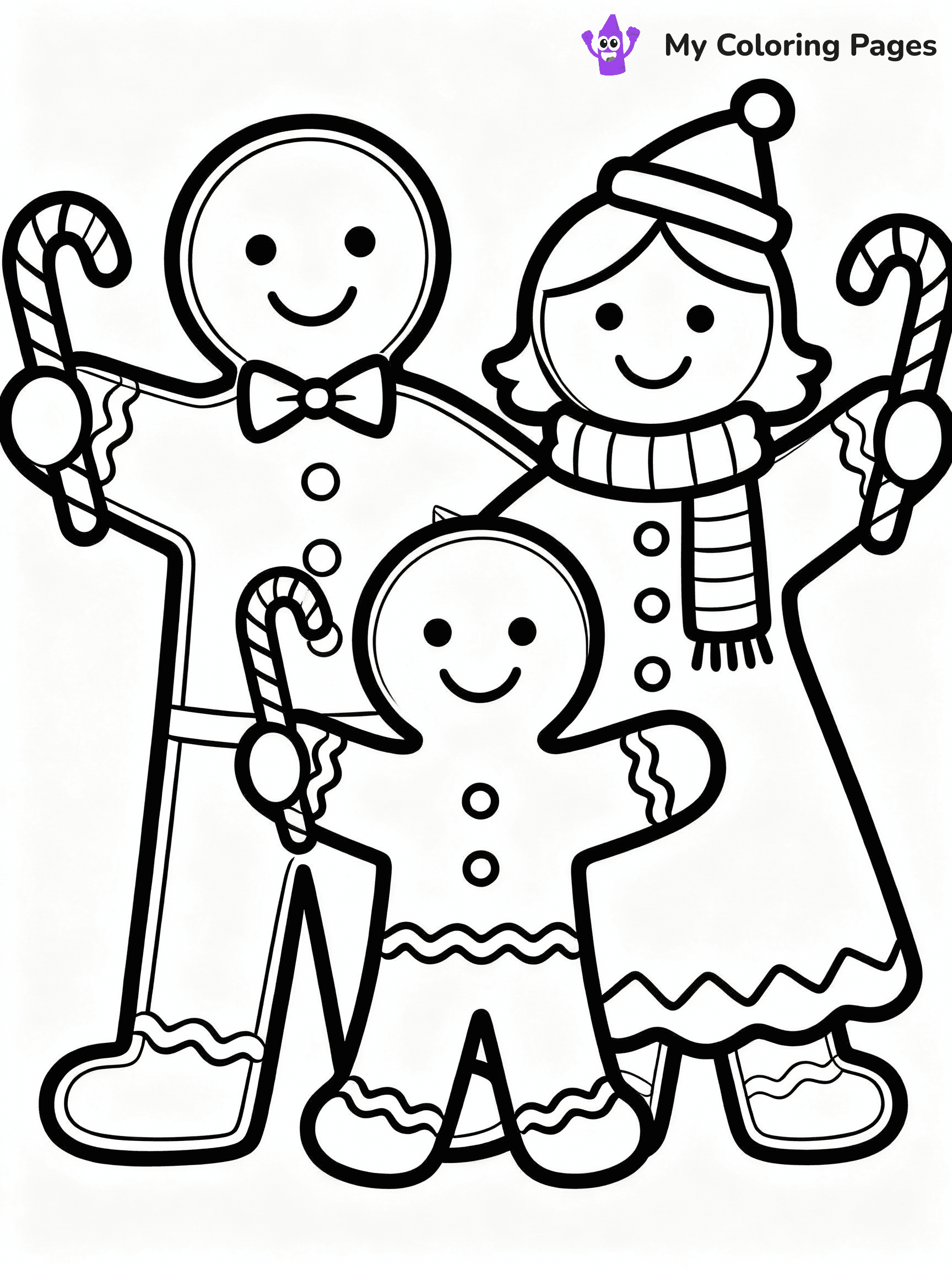 Gingerbread Coloring Pages - 50