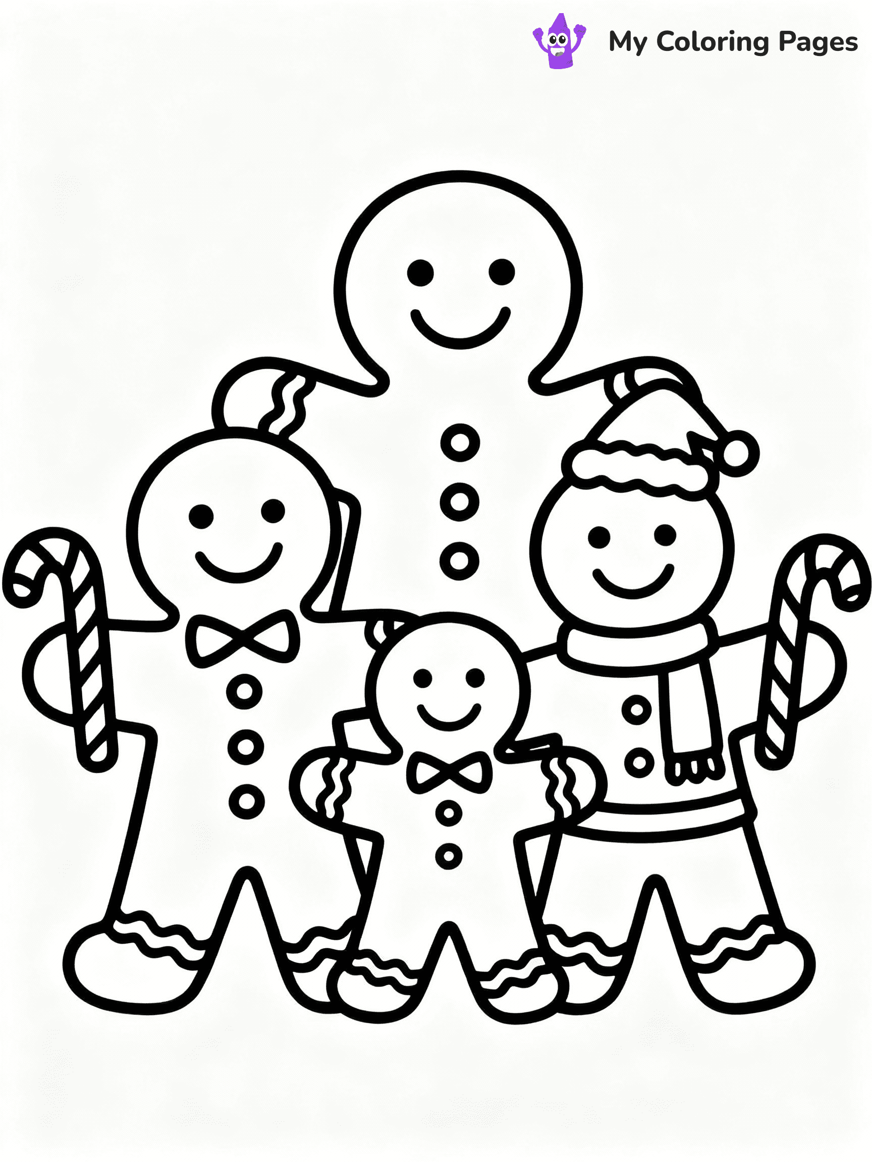 Gingerbread Coloring Pages - 46
