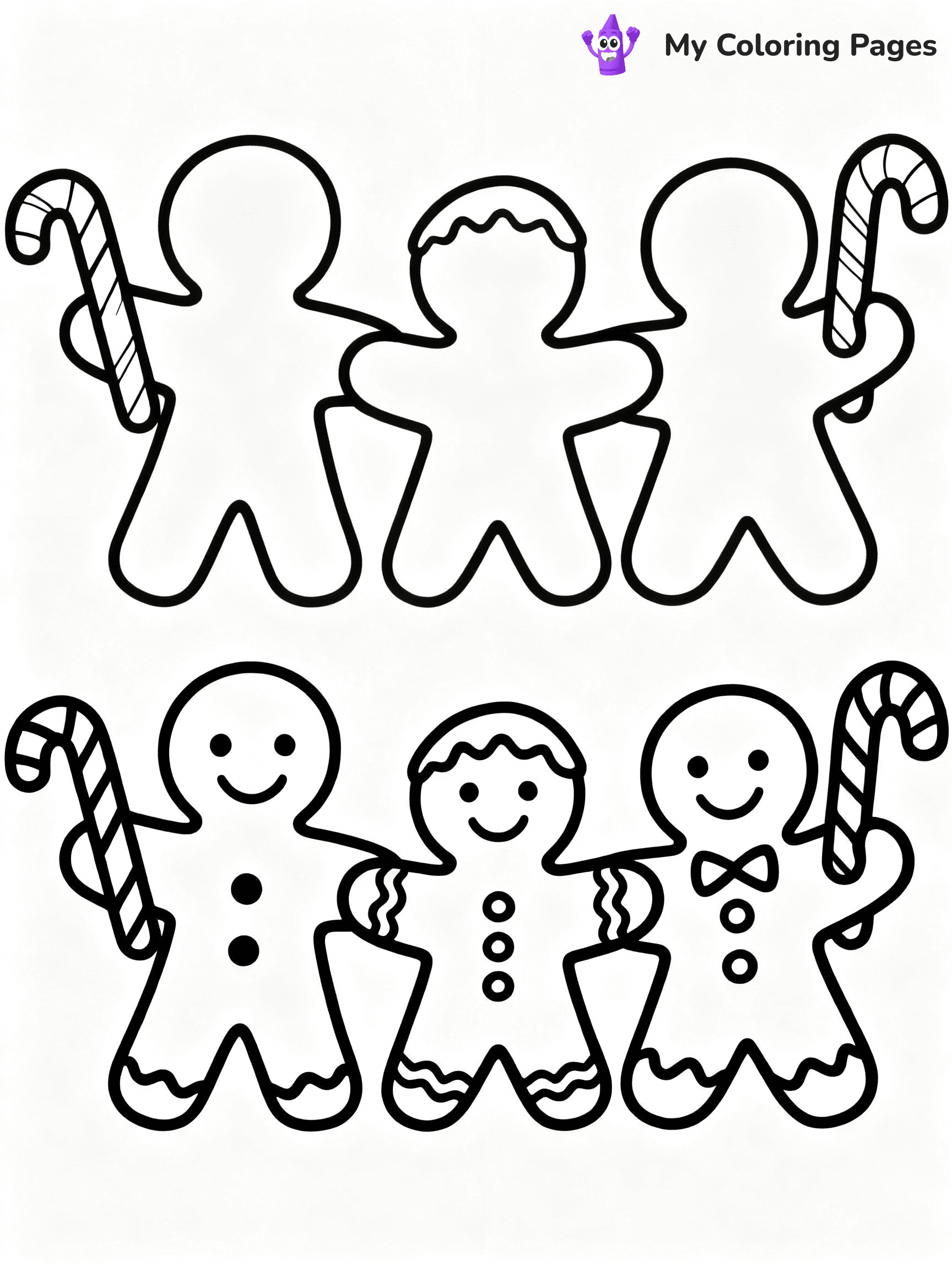 Gingerbread Coloring Pages - 43