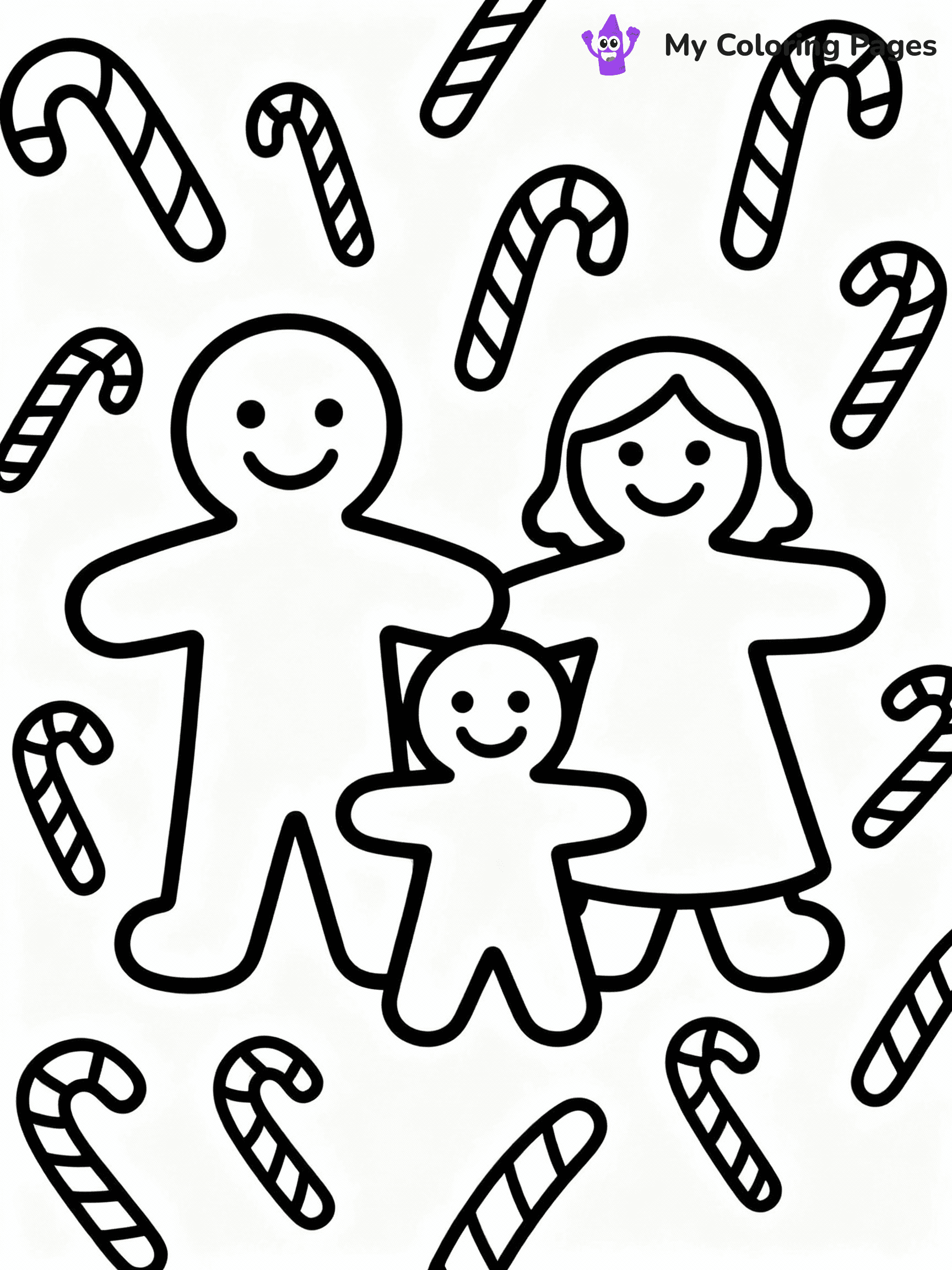 Gingerbread Coloring Pages - 42