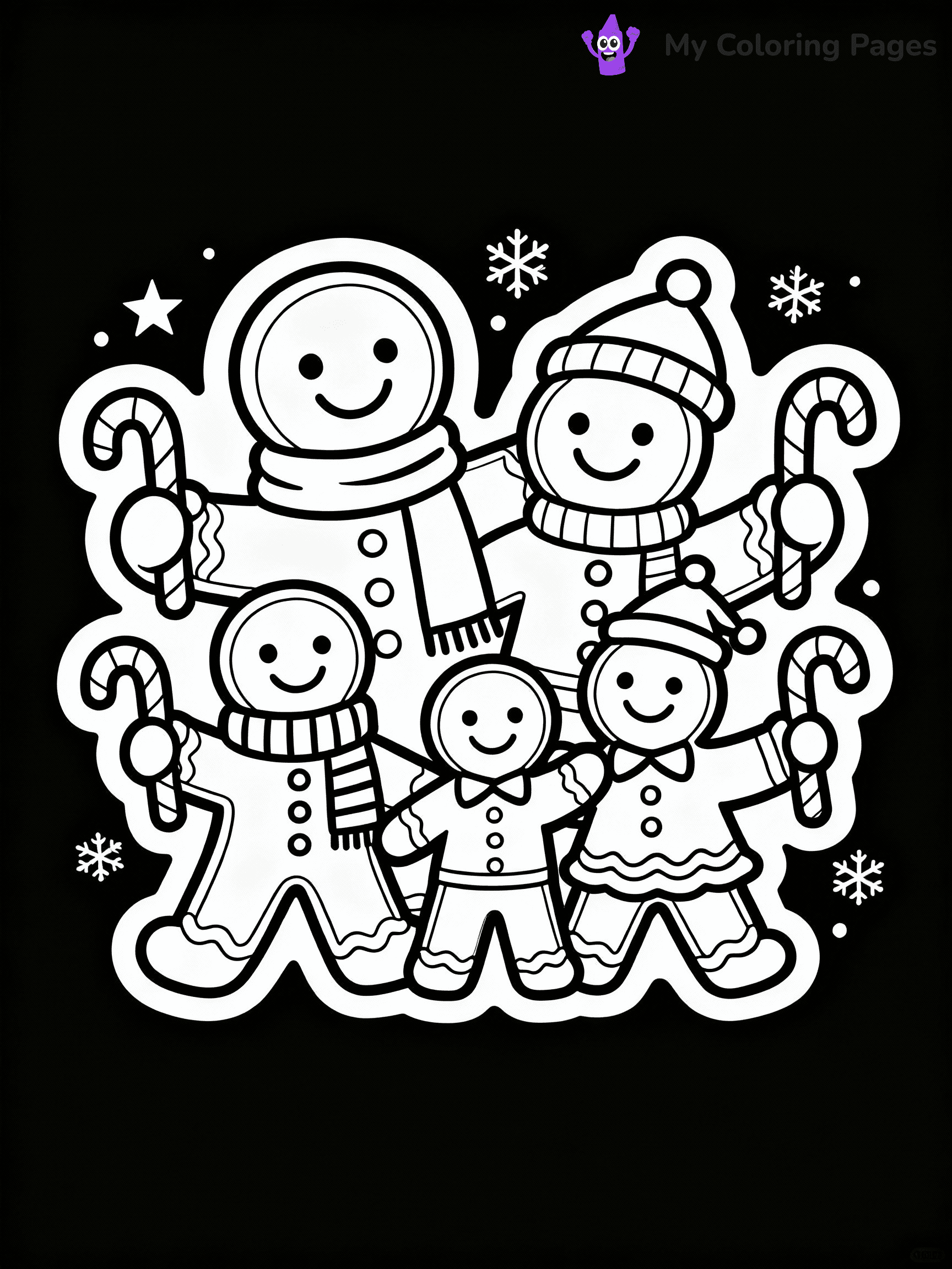 Gingerbread Coloring Pages - 37