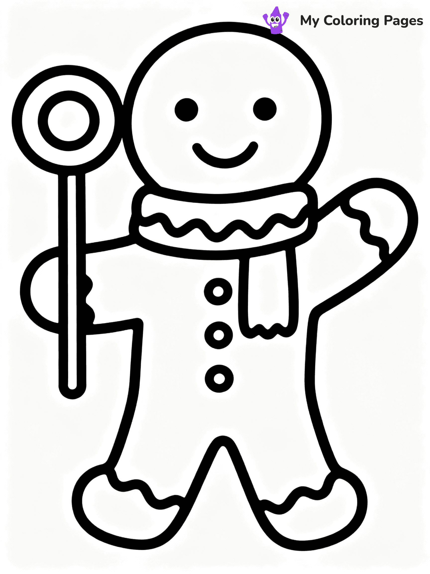 Gingerbread Coloring Pages - 36