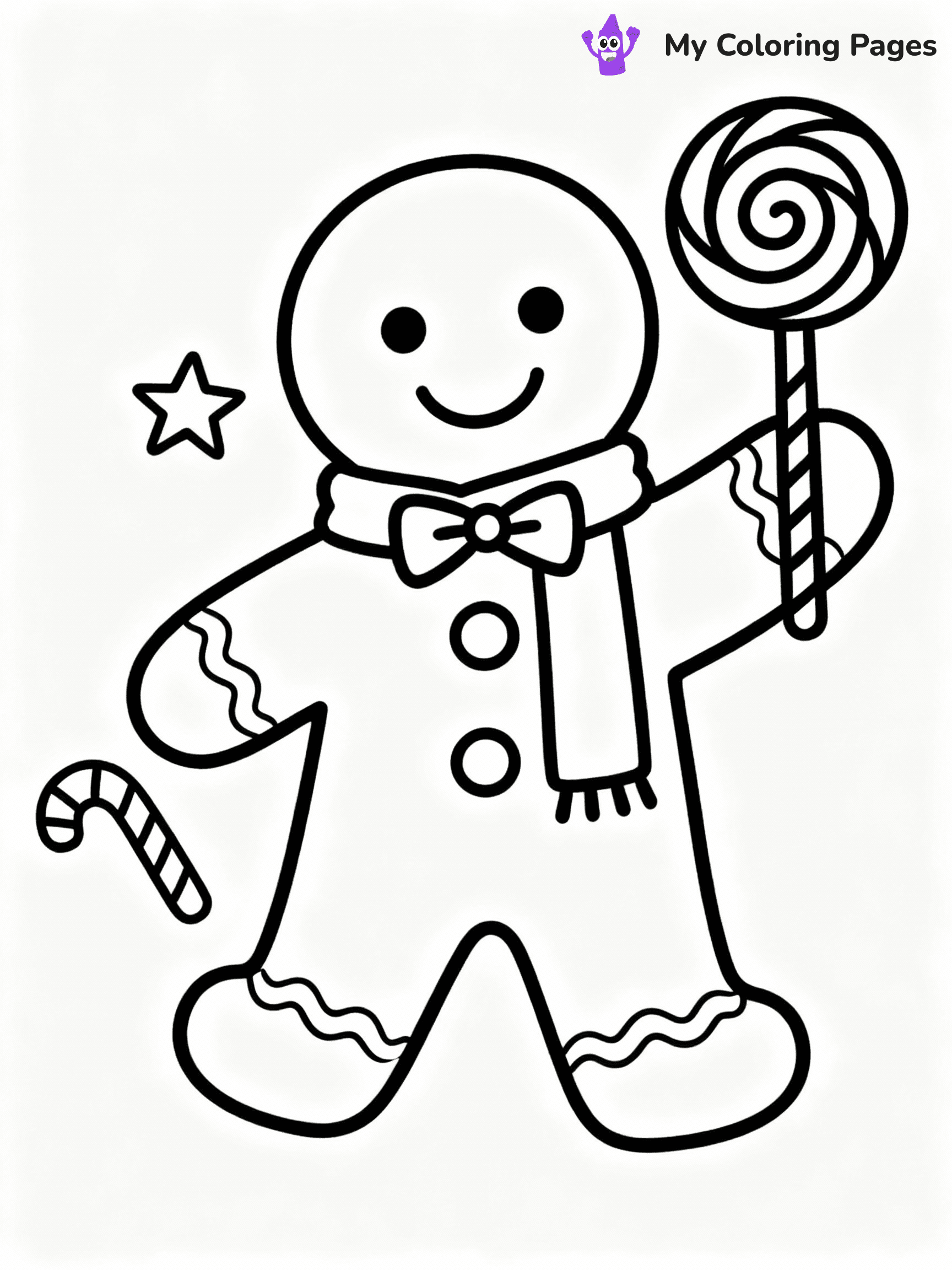 Gingerbread Coloring Pages - 34