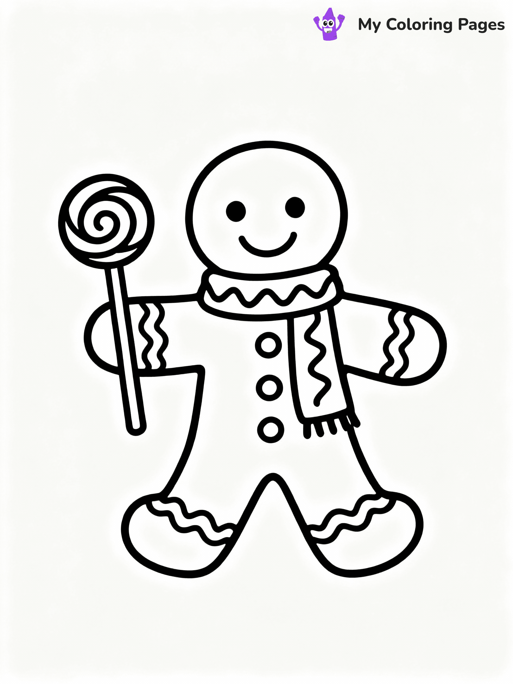 Gingerbread Coloring Pages - 33