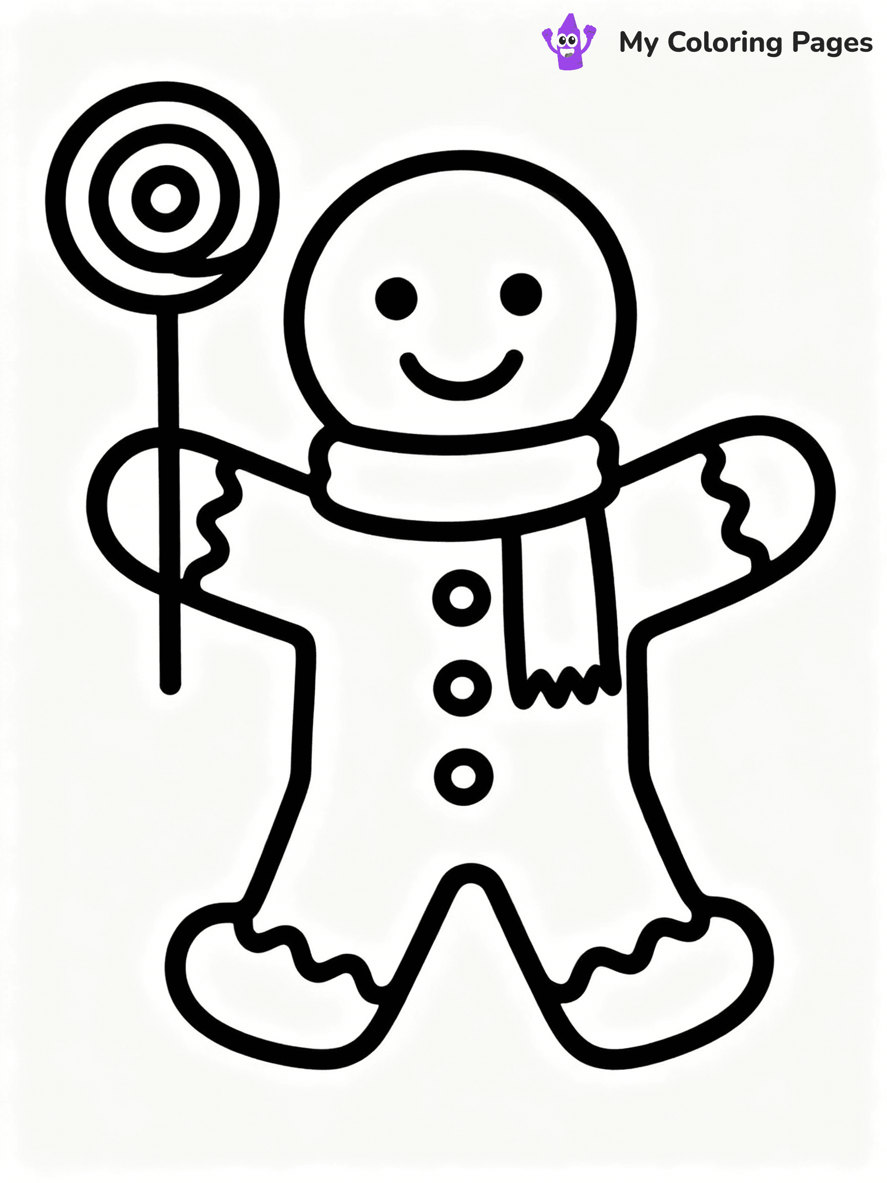 Gingerbread Coloring Pages - 32