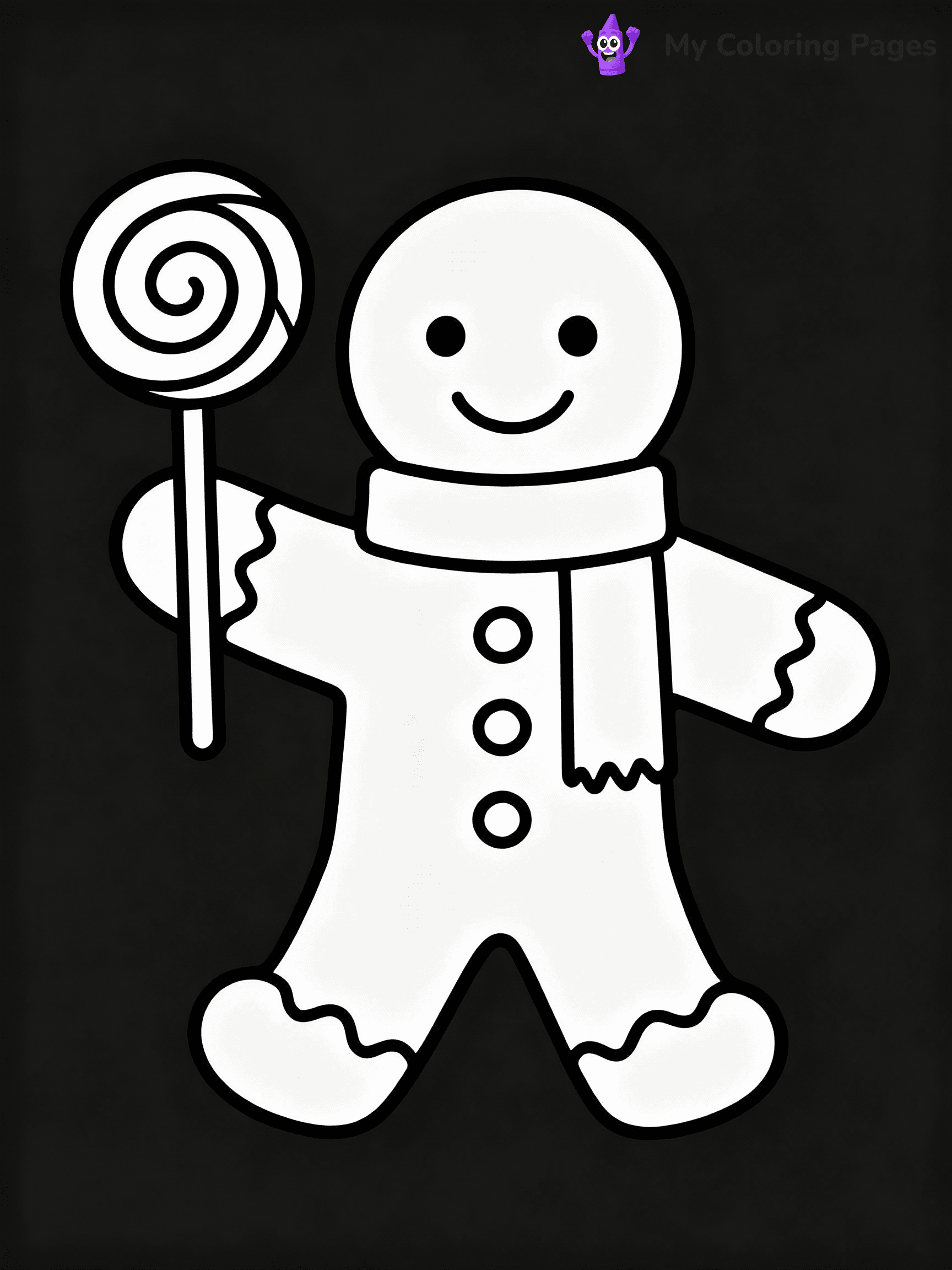 Gingerbread Coloring Pages - 31