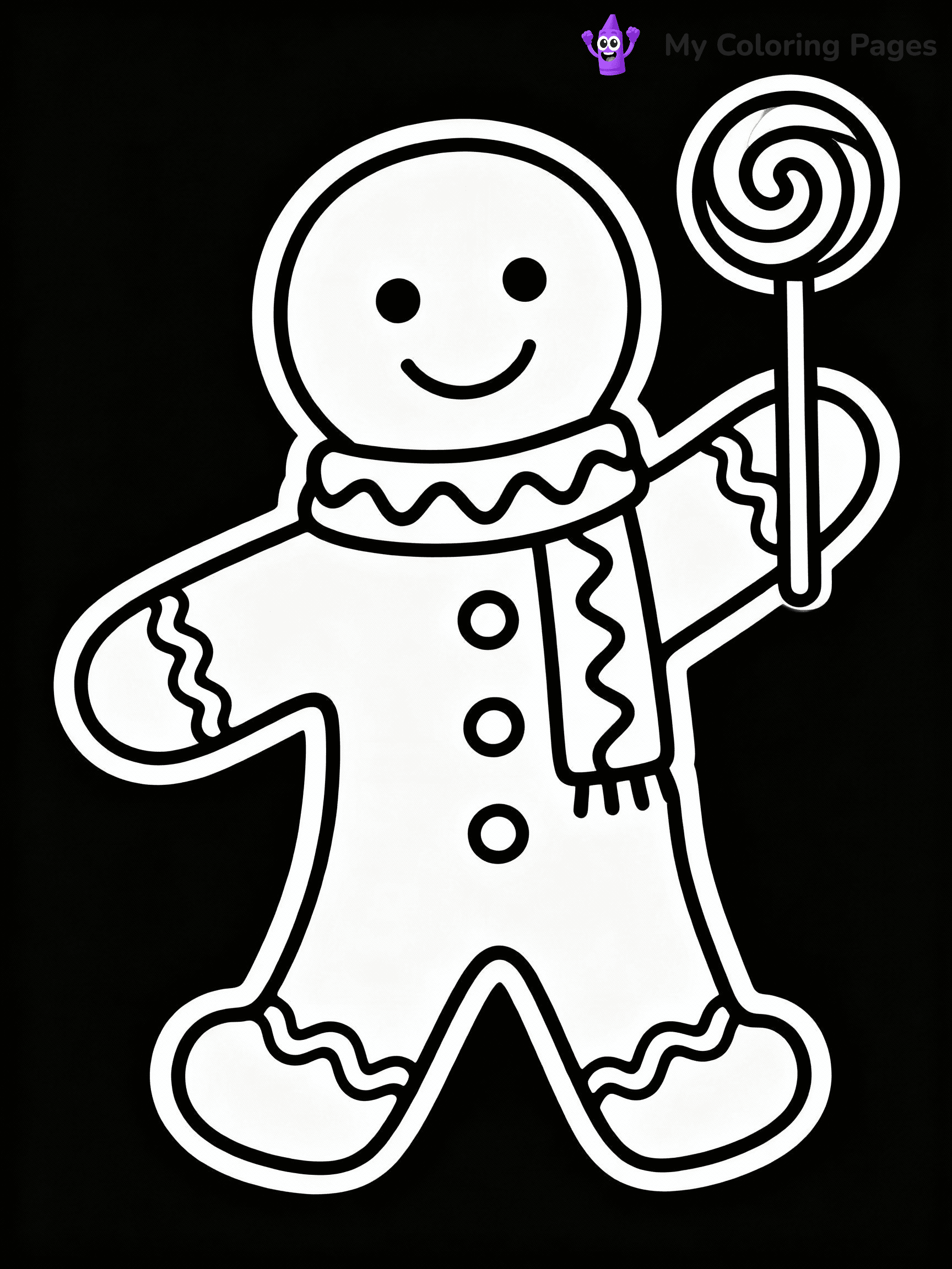 Gingerbread Coloring Pages - 30