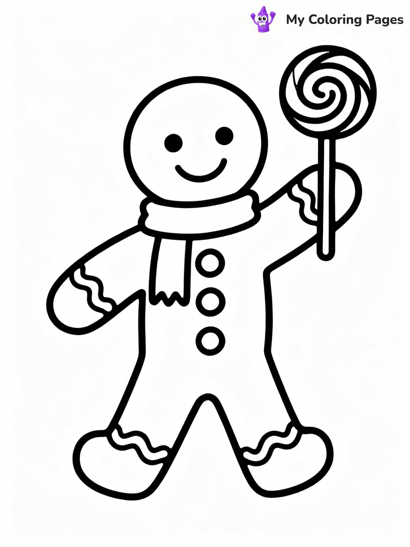 Gingerbread Coloring Pages - 28