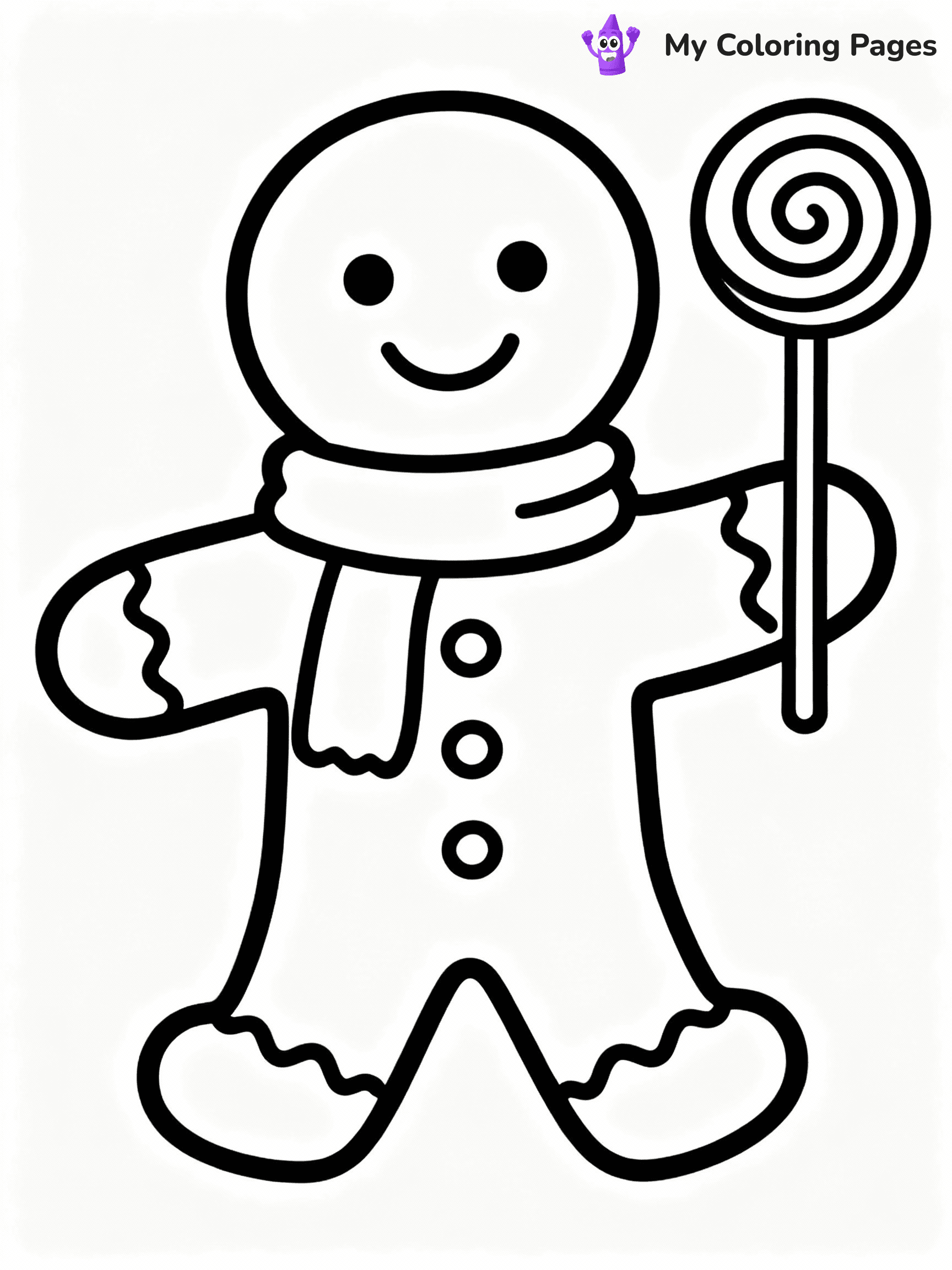 Gingerbread Coloring Pages - 26