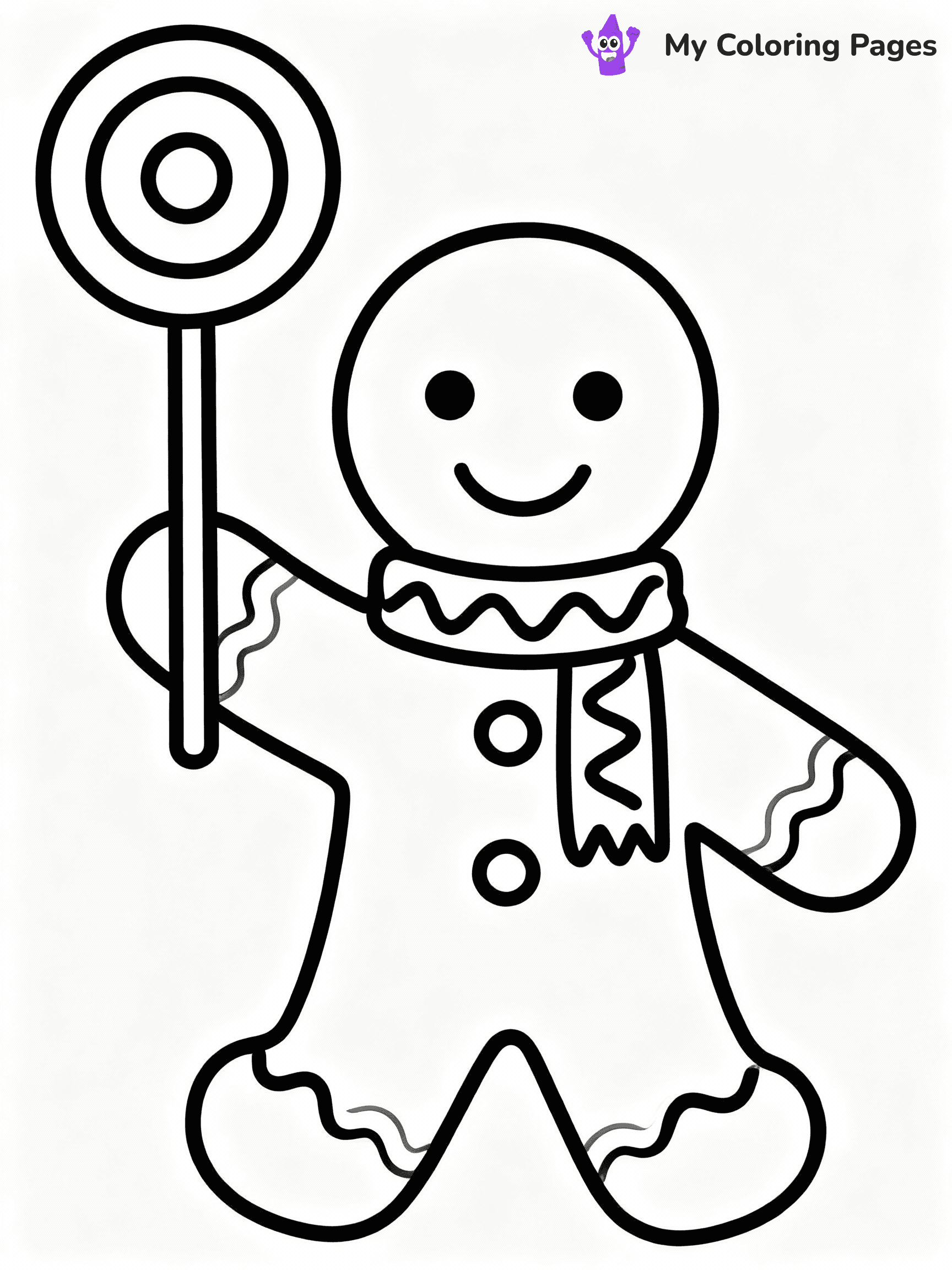 Gingerbread Coloring Pages - 25