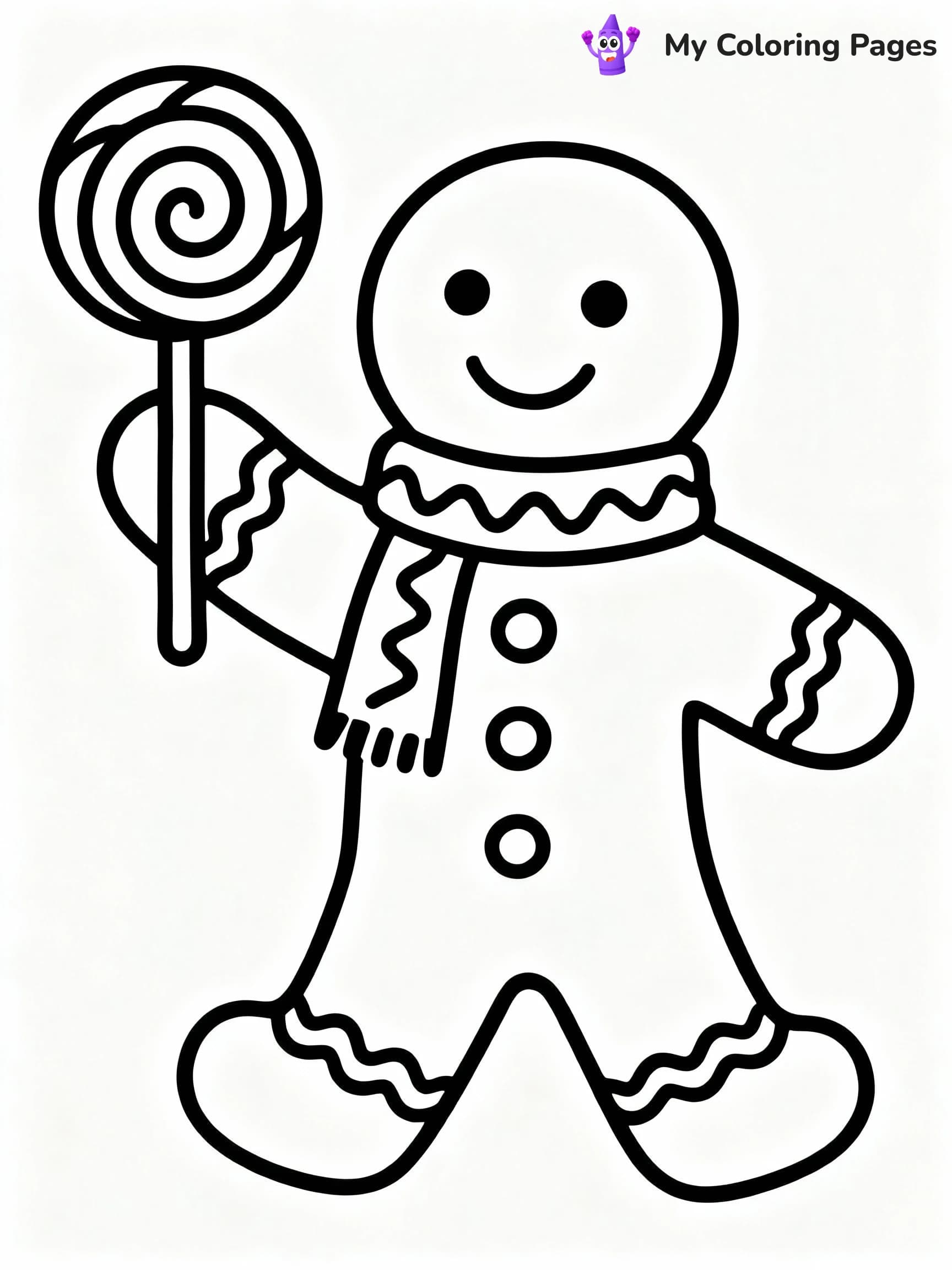 Gingerbread Coloring Pages - 24