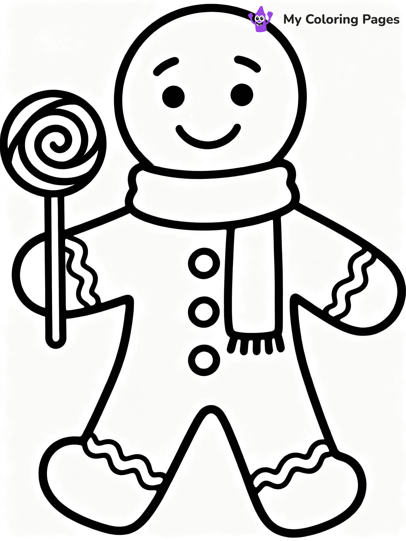 Gingerbread Coloring Pages - 23