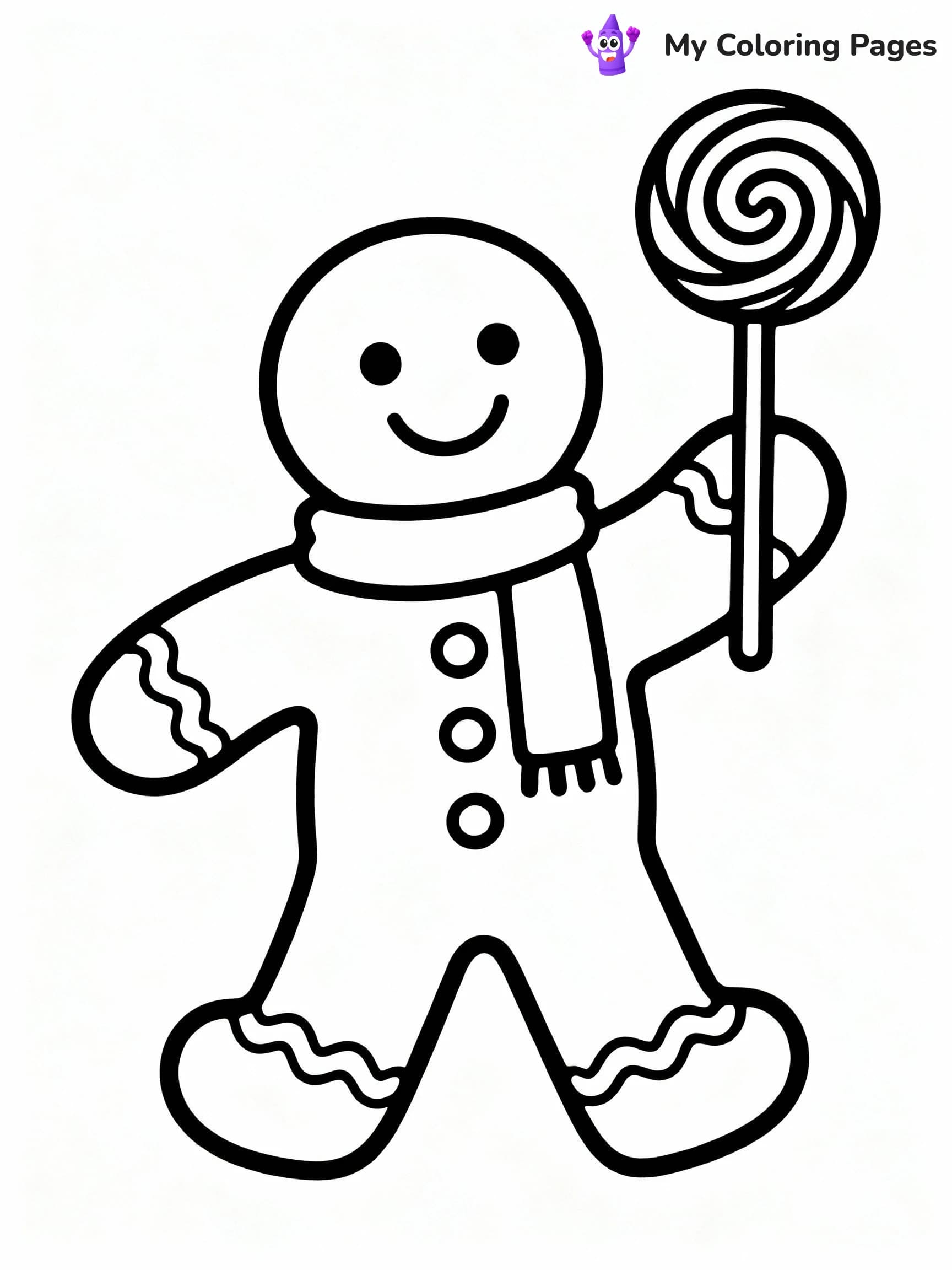 Gingerbread Coloring Pages - 22