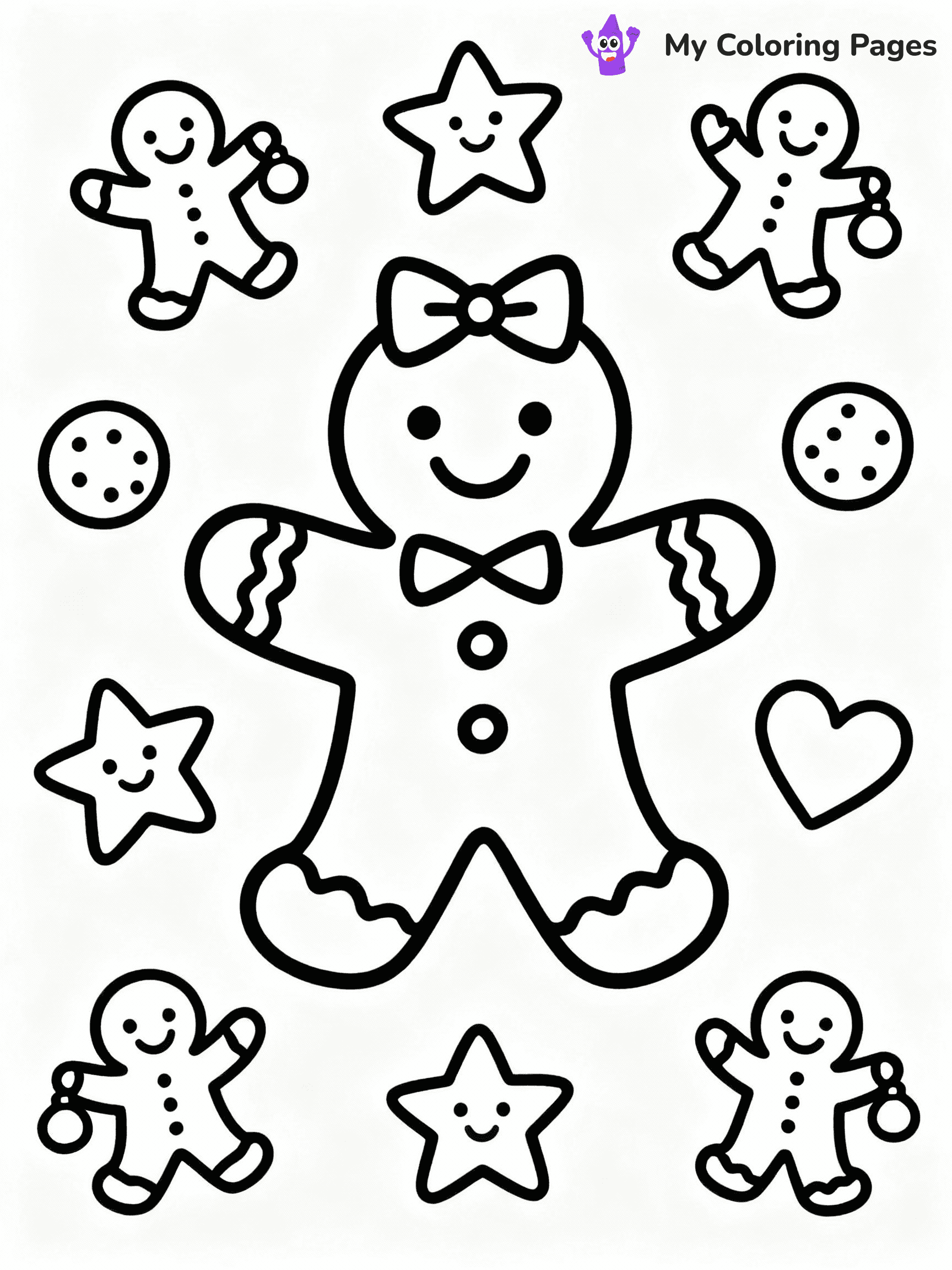 Gingerbread Coloring Pages - 21
