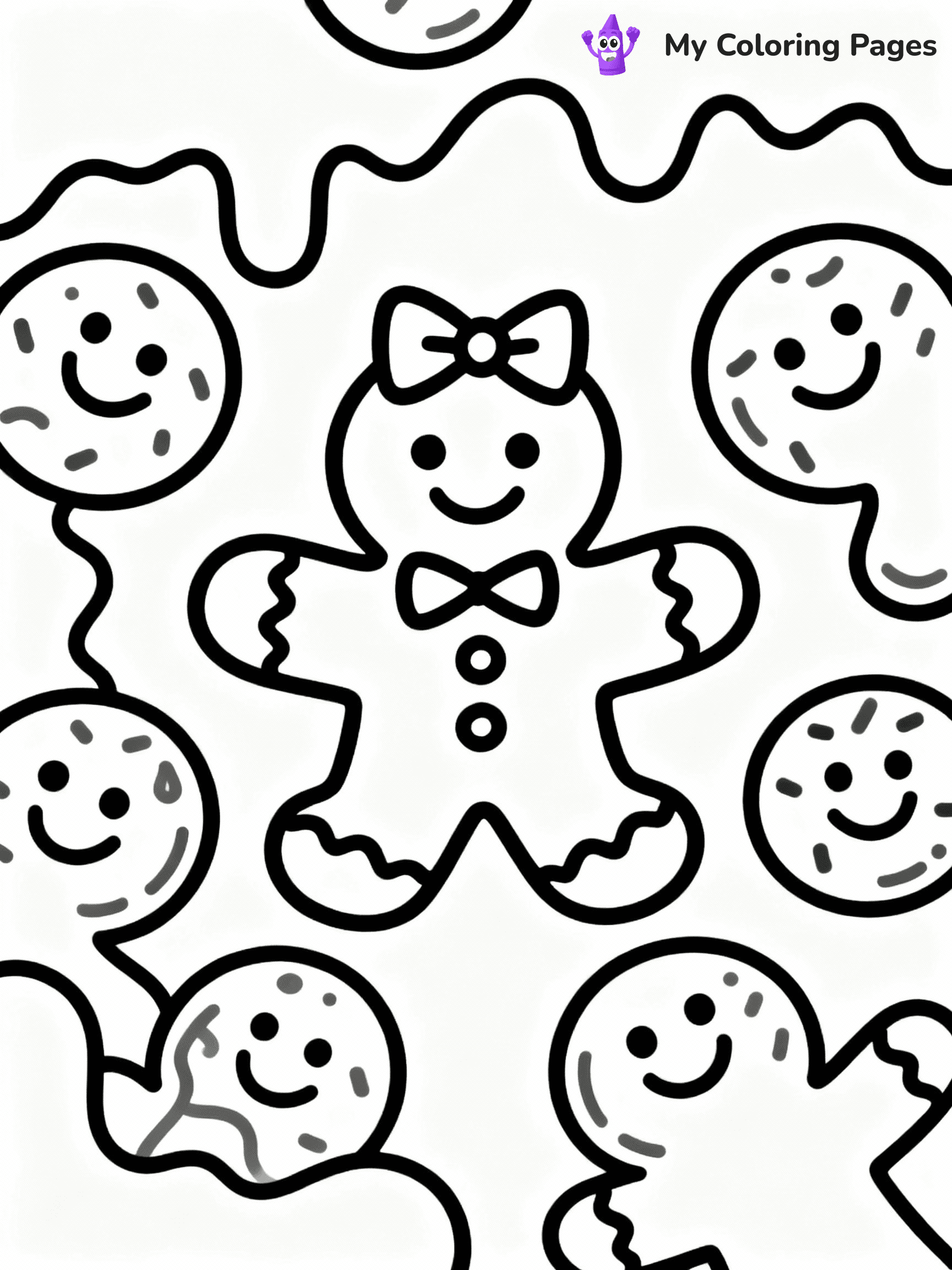 Gingerbread Coloring Pages - 20