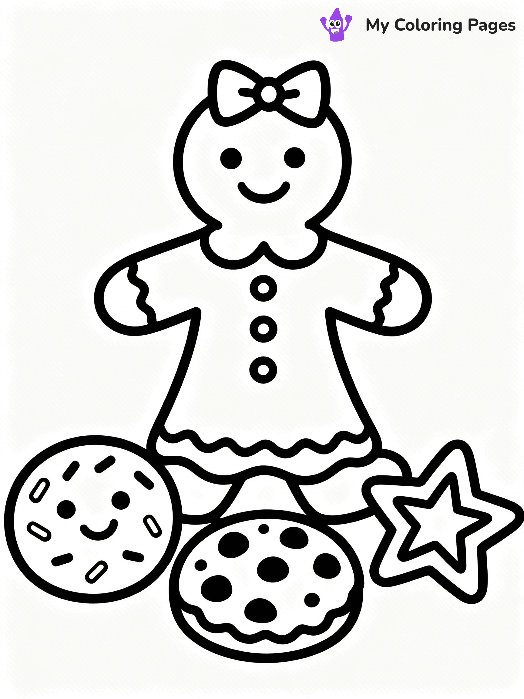 Gingerbread Coloring Pages - 18
