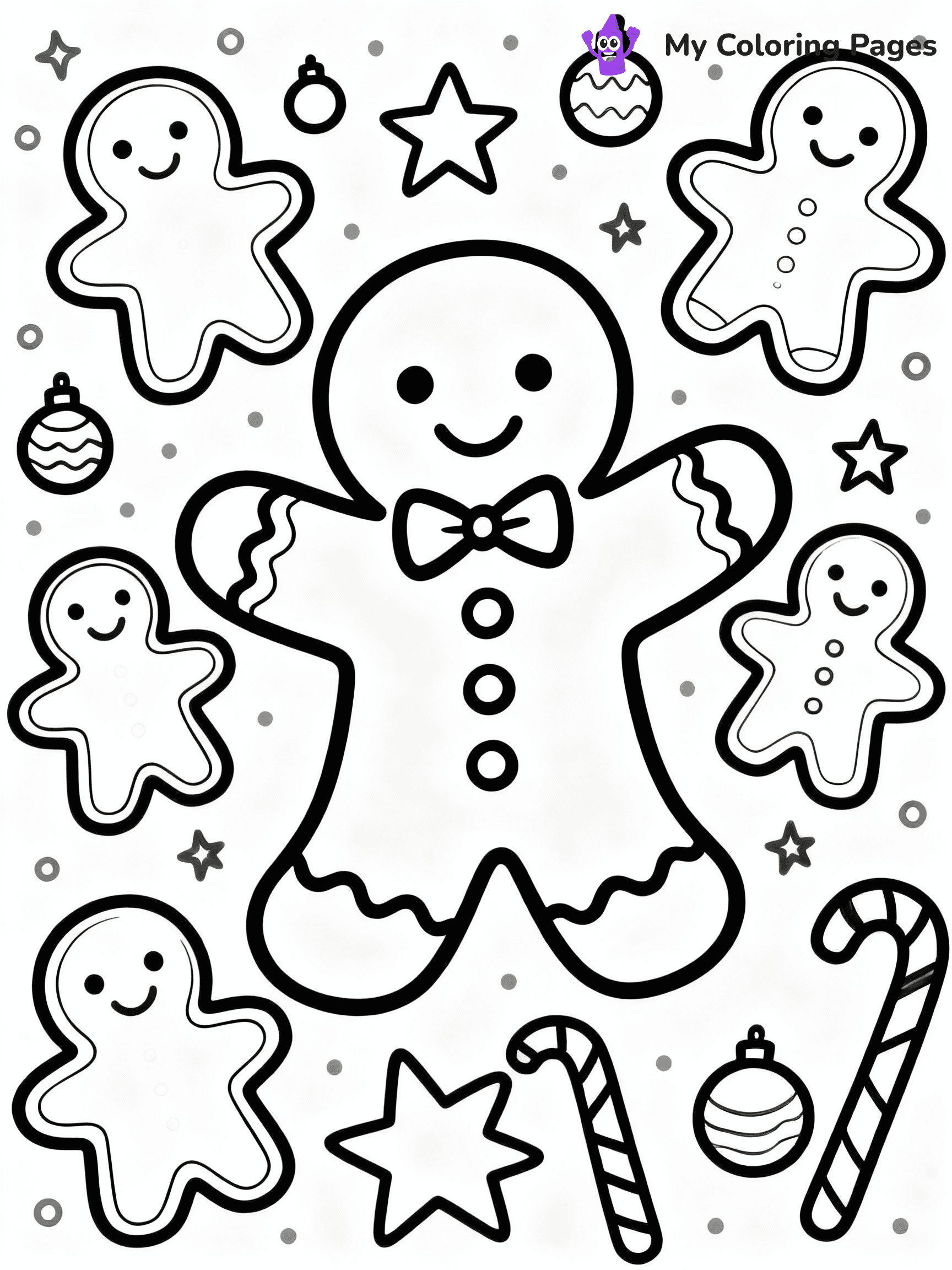 Gingerbread Coloring Pages - 15