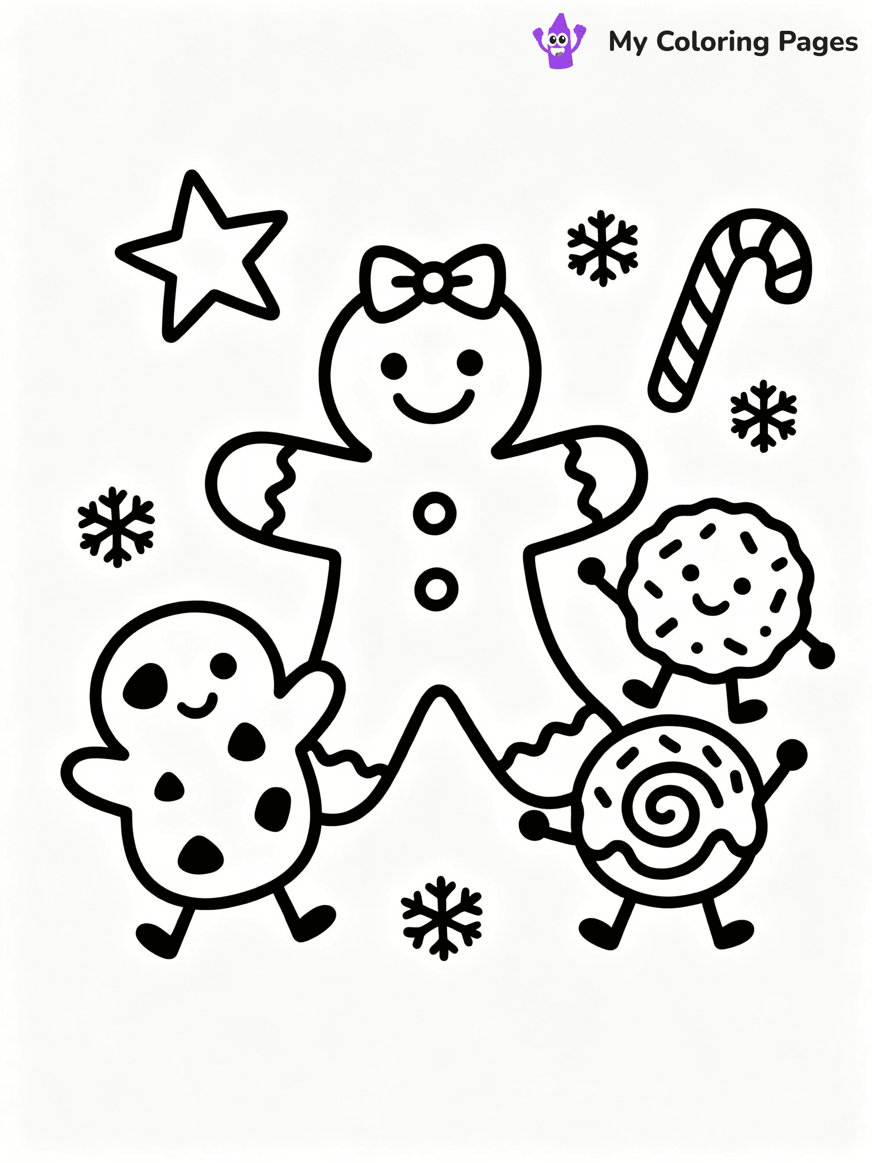 Gingerbread Coloring Pages - 14