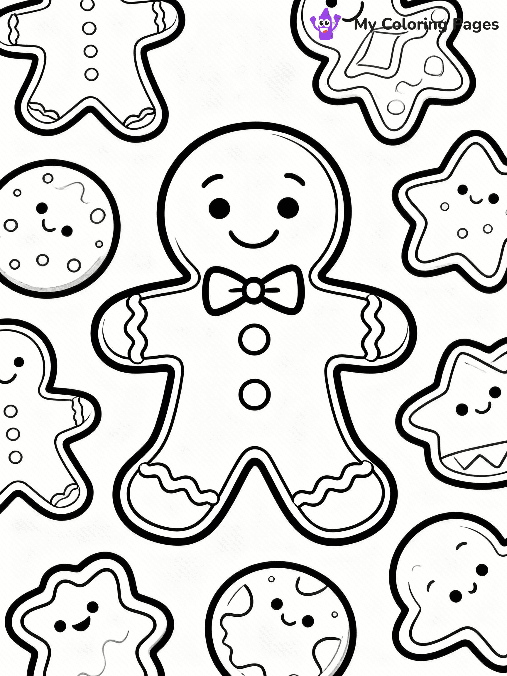 Gingerbread Coloring Pages - 12