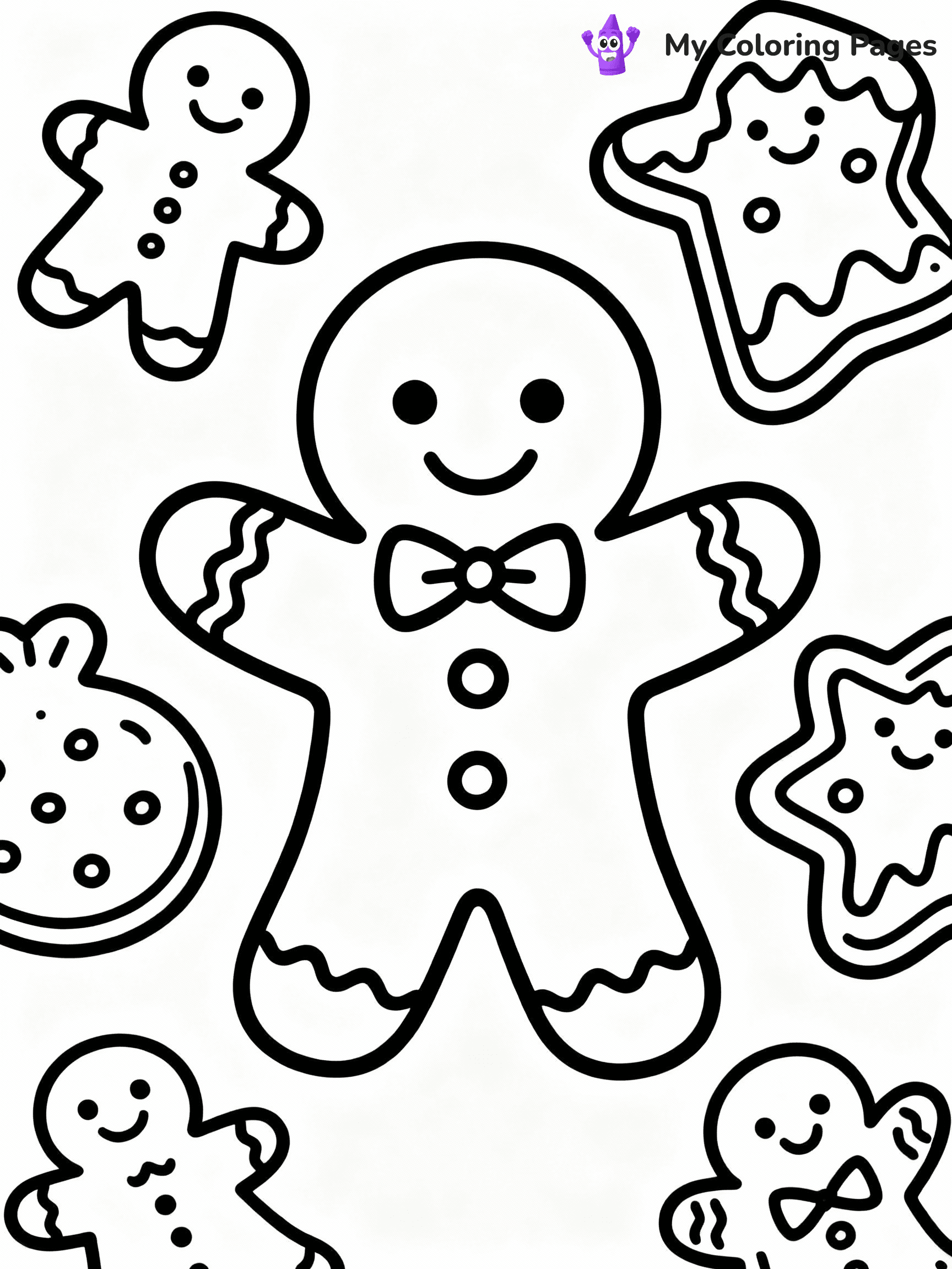 Gingerbread Coloring Pages - 11