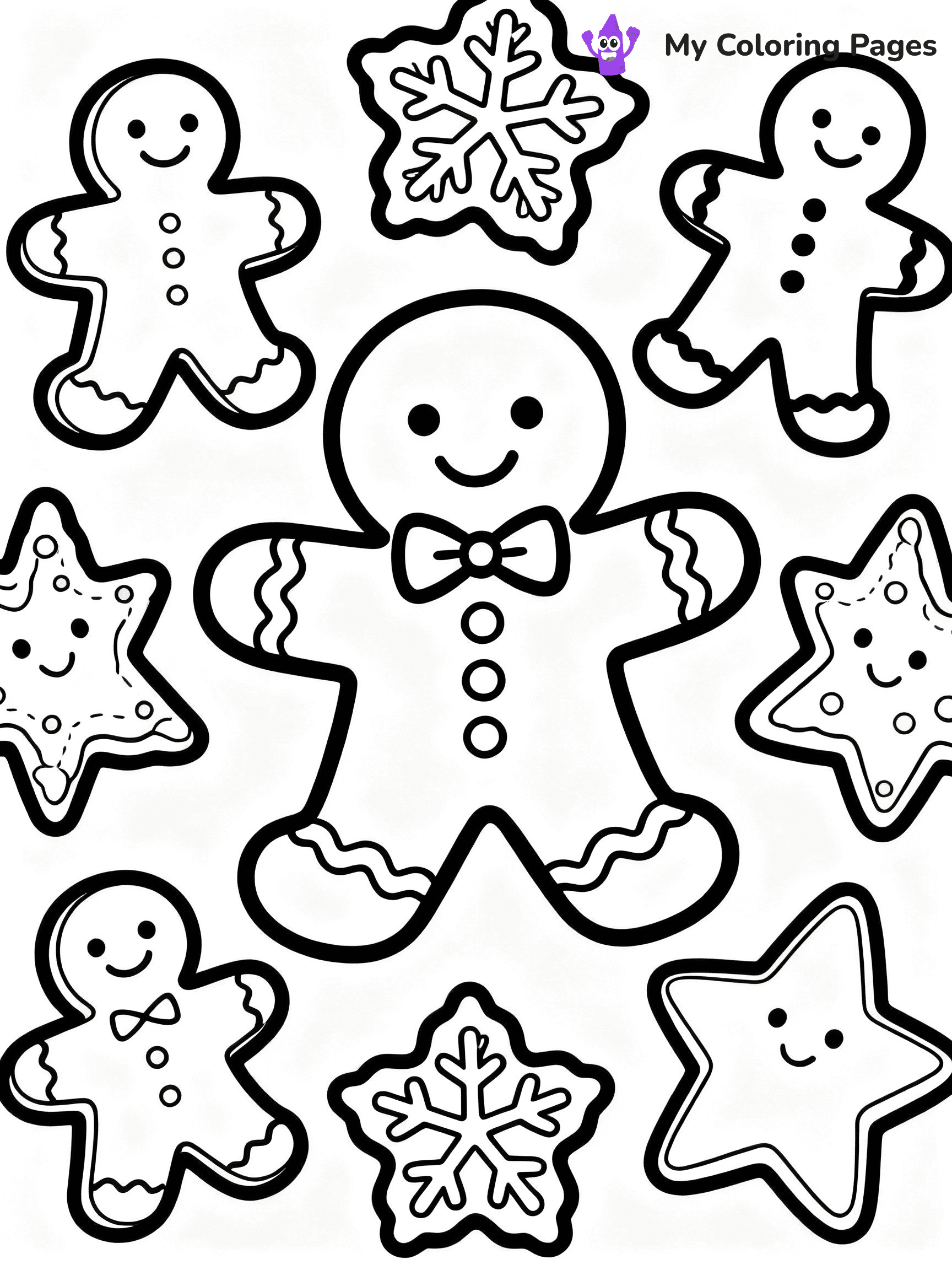 Gingerbread Coloring Pages - 10