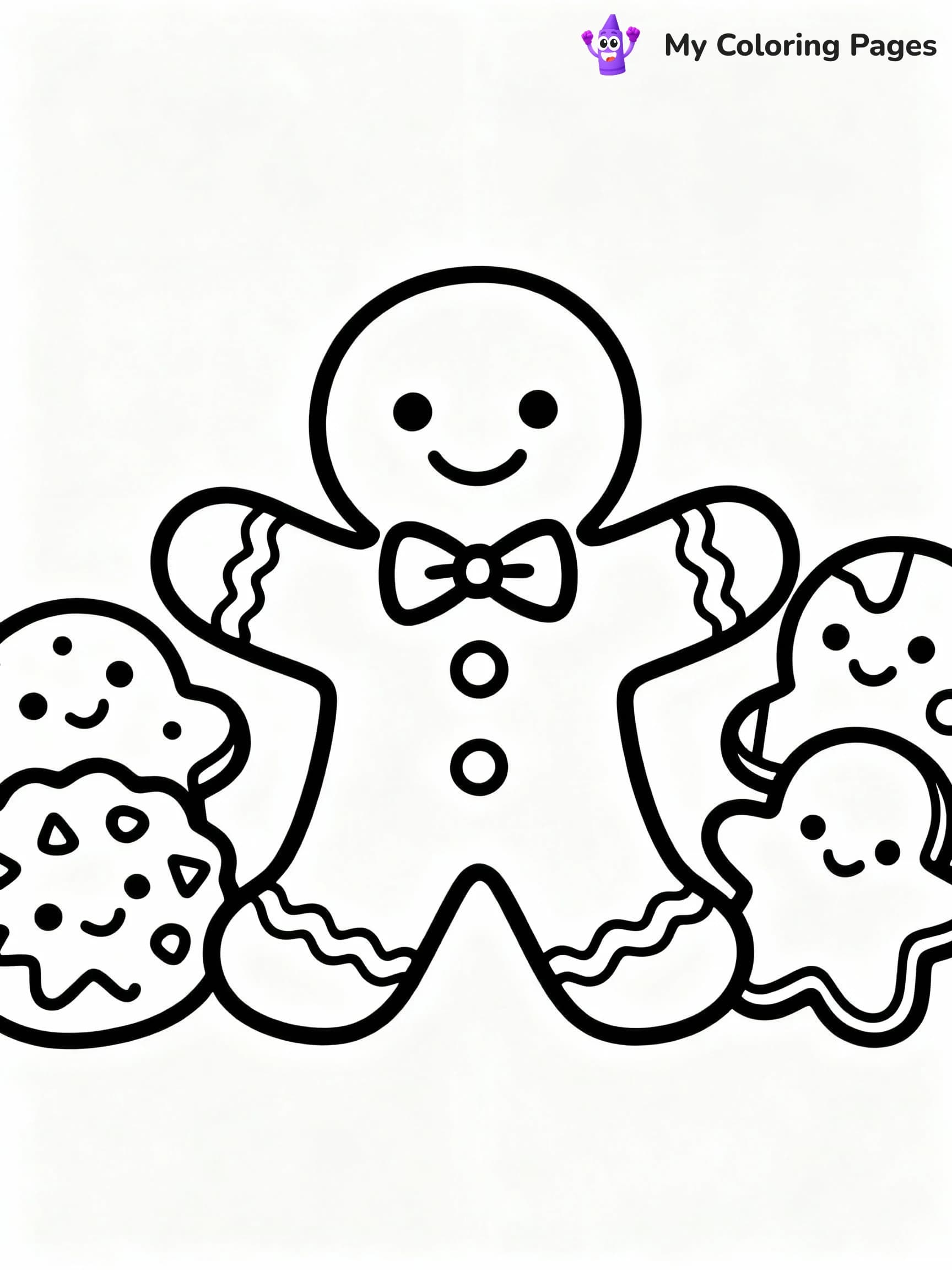 Gingerbread Coloring Pages - 9