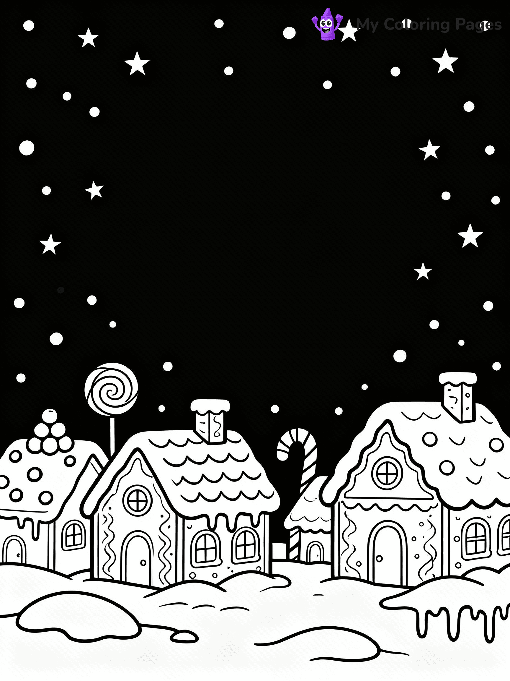 Gingerbread Coloring Pages - 6